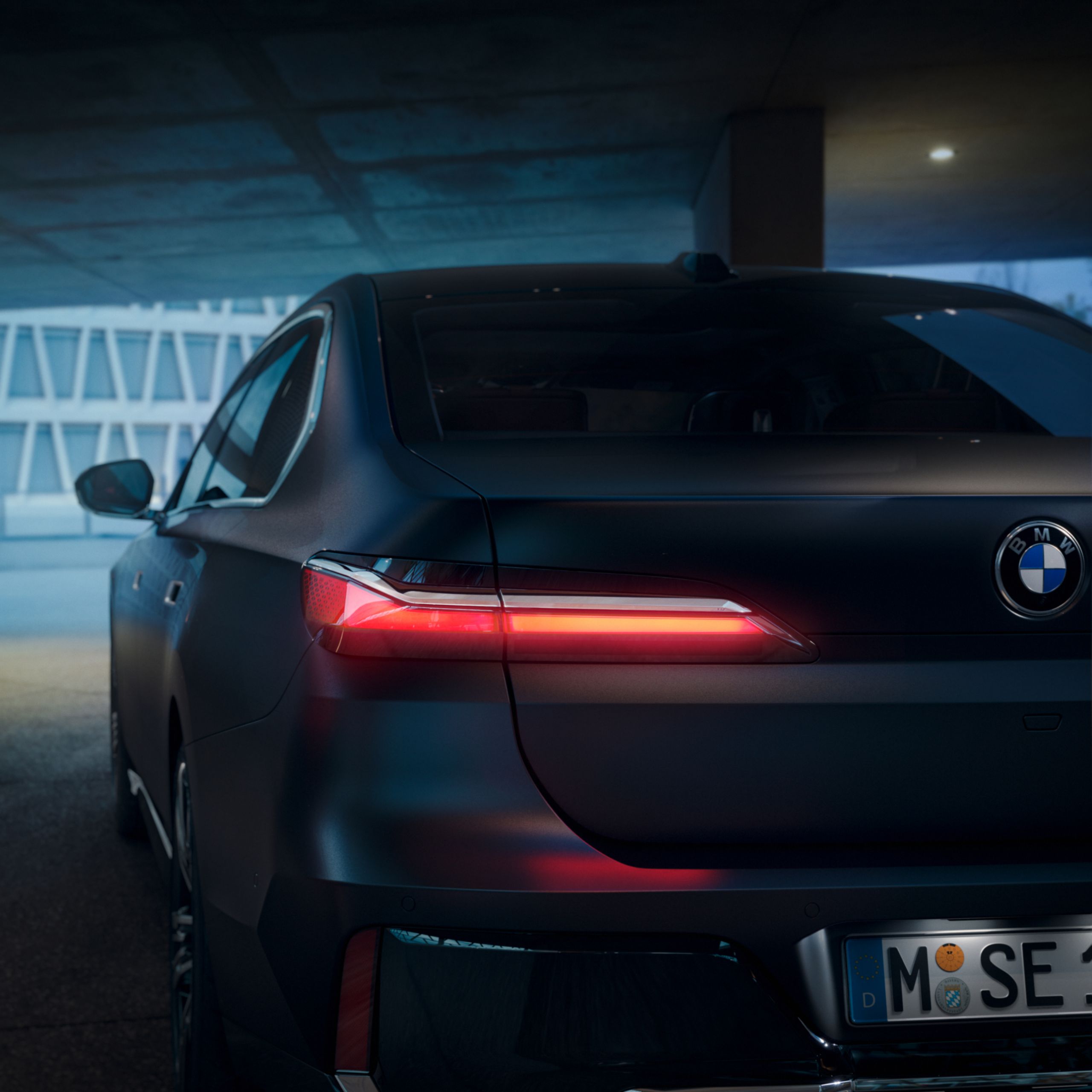 Diseño trasero del BMW Serie 7 Berlina