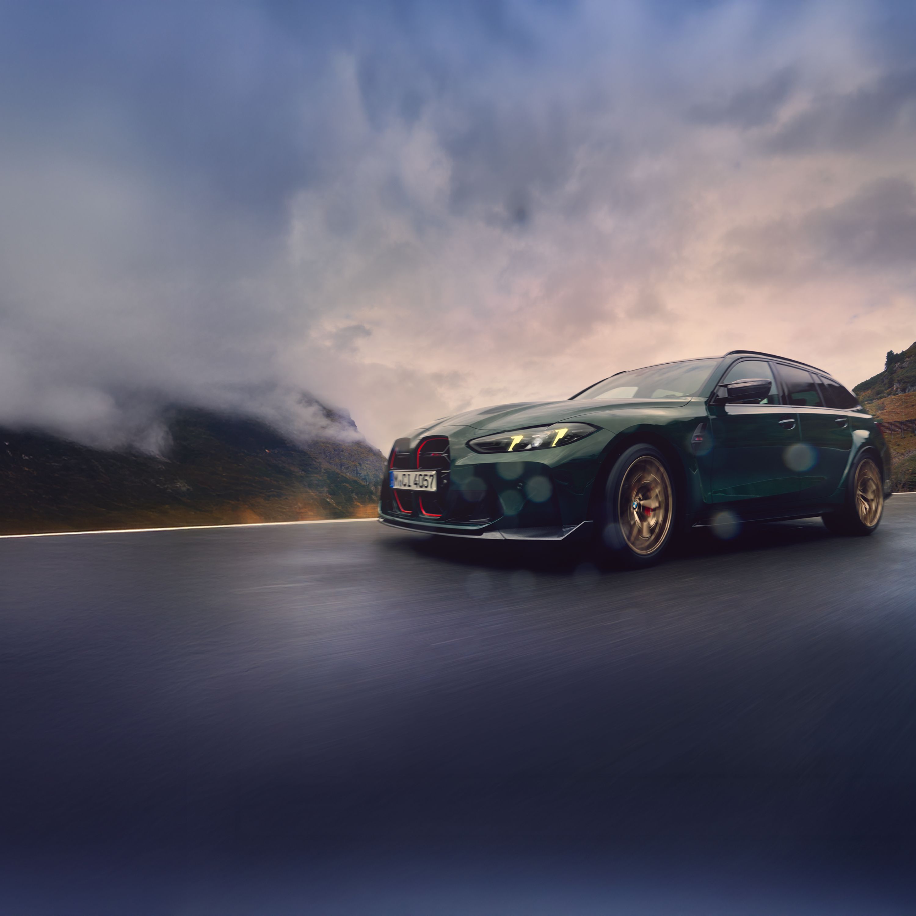 Vue extérieure de la BMW M3 CS 