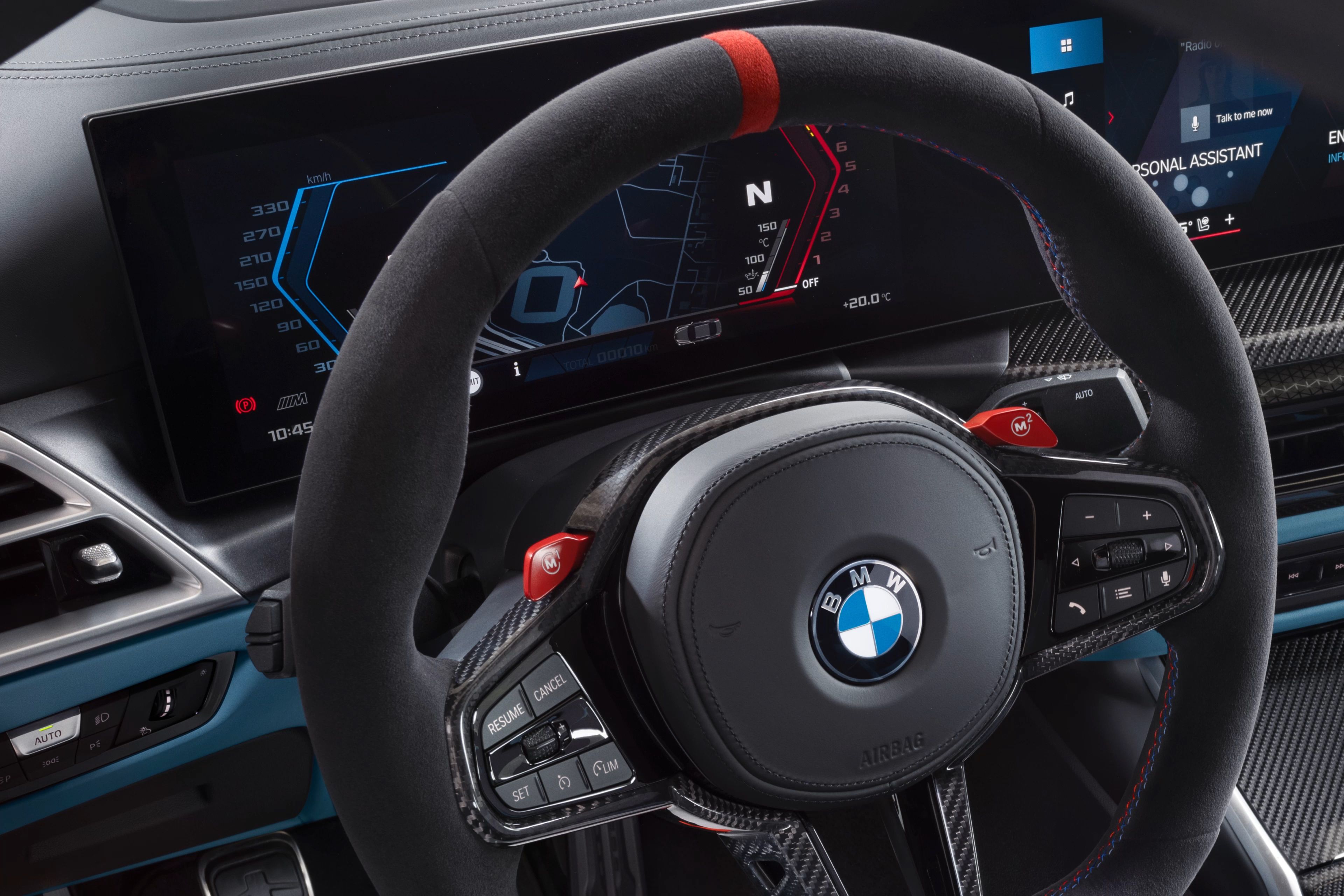 Available M Alcantara Steering Wheel in the BMW M4 Coupe