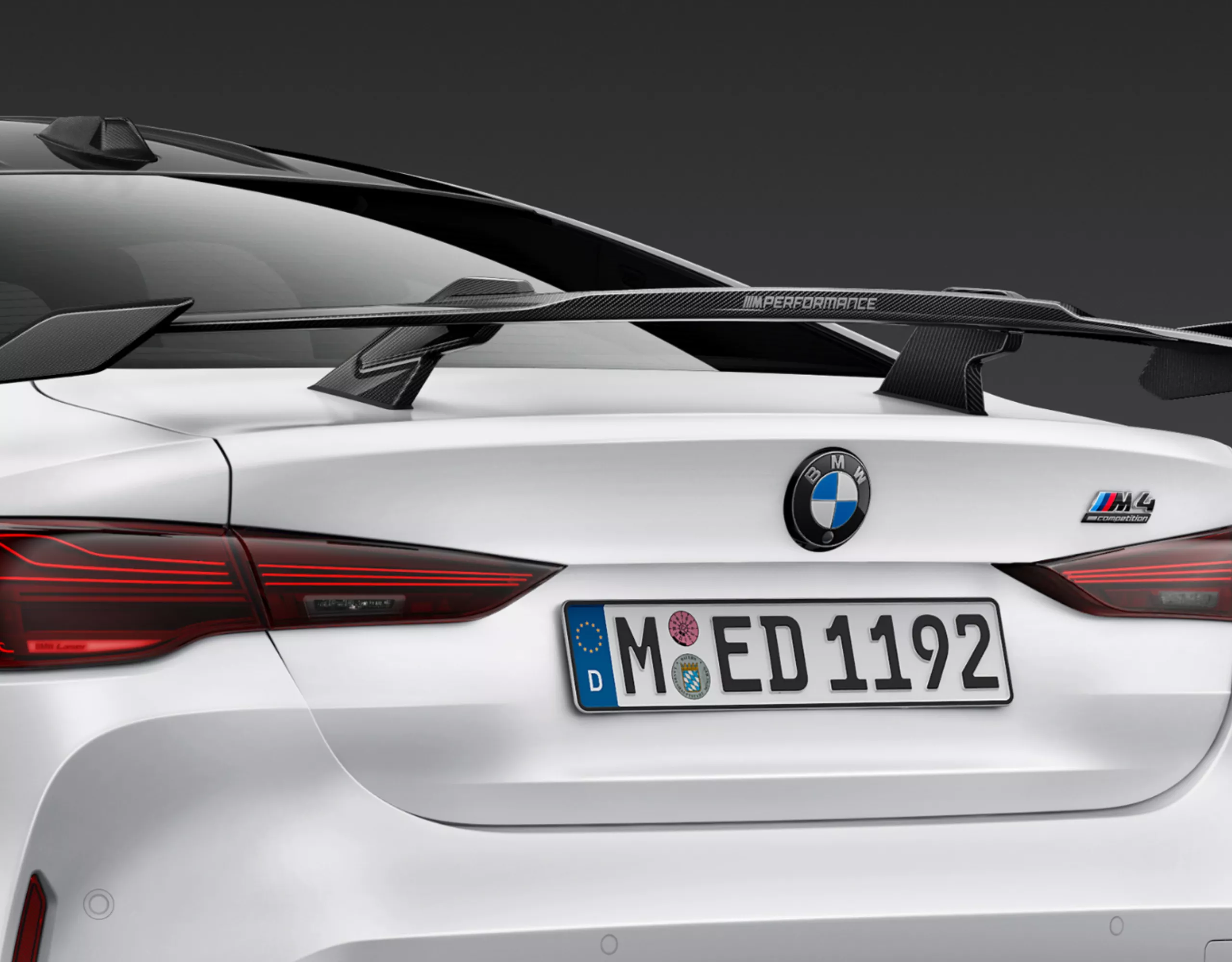 BMW M4 Coupé M Performance rear wing, carbon fibre