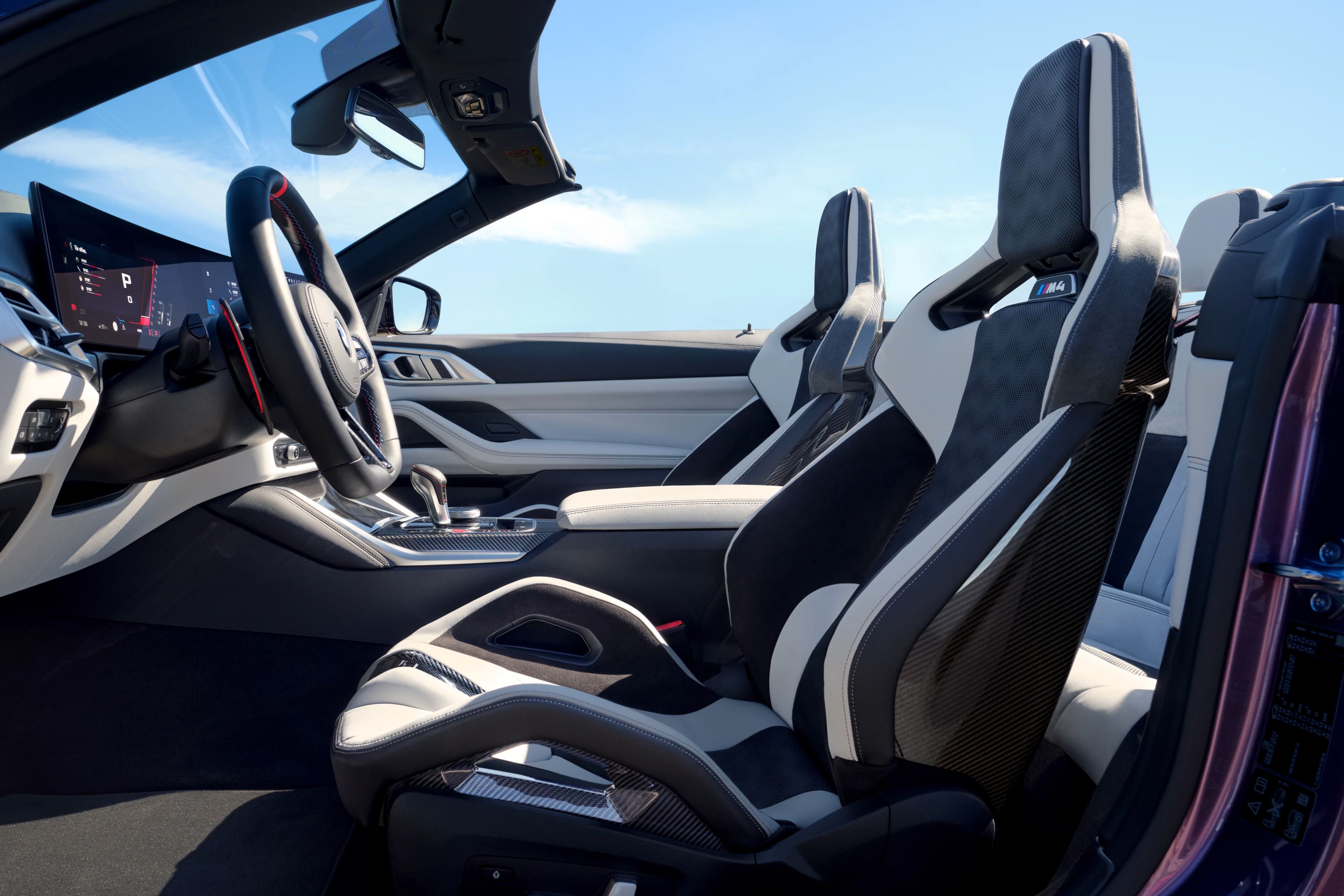 Available M Carbon Bucket Seats in the BMW M4 Competition xDrive Convertible