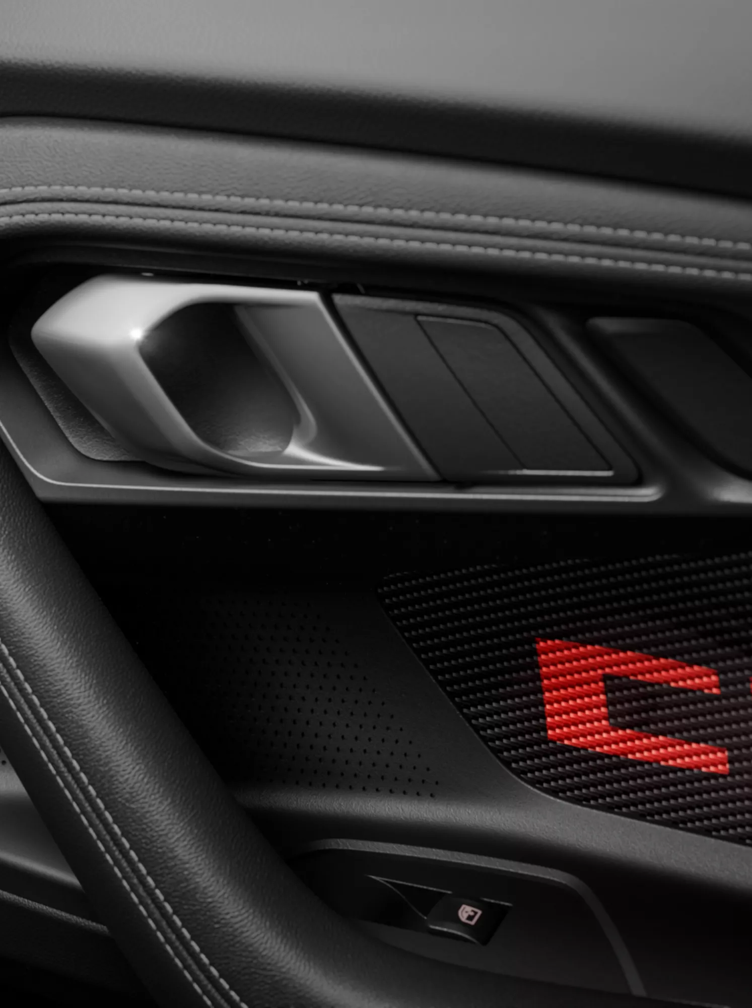 Revestimiento de la puerta iluminado del BMW M2 CS