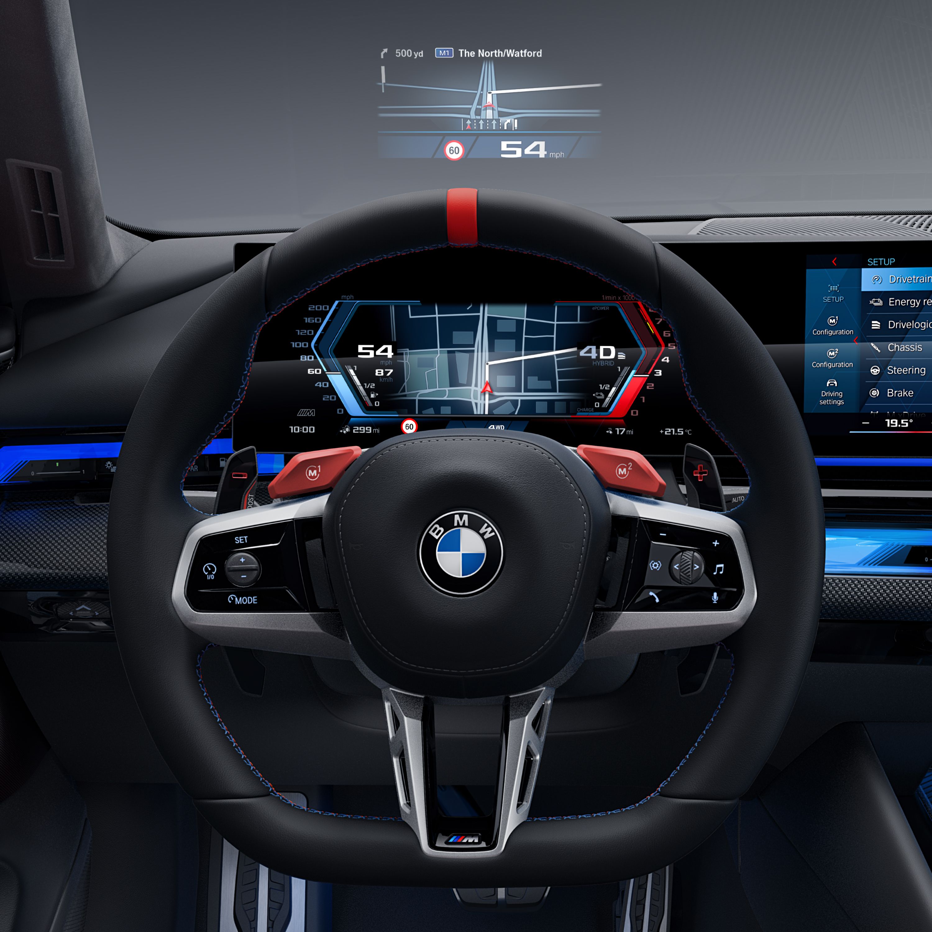 BMW M5 Berline - M Head-Up Display