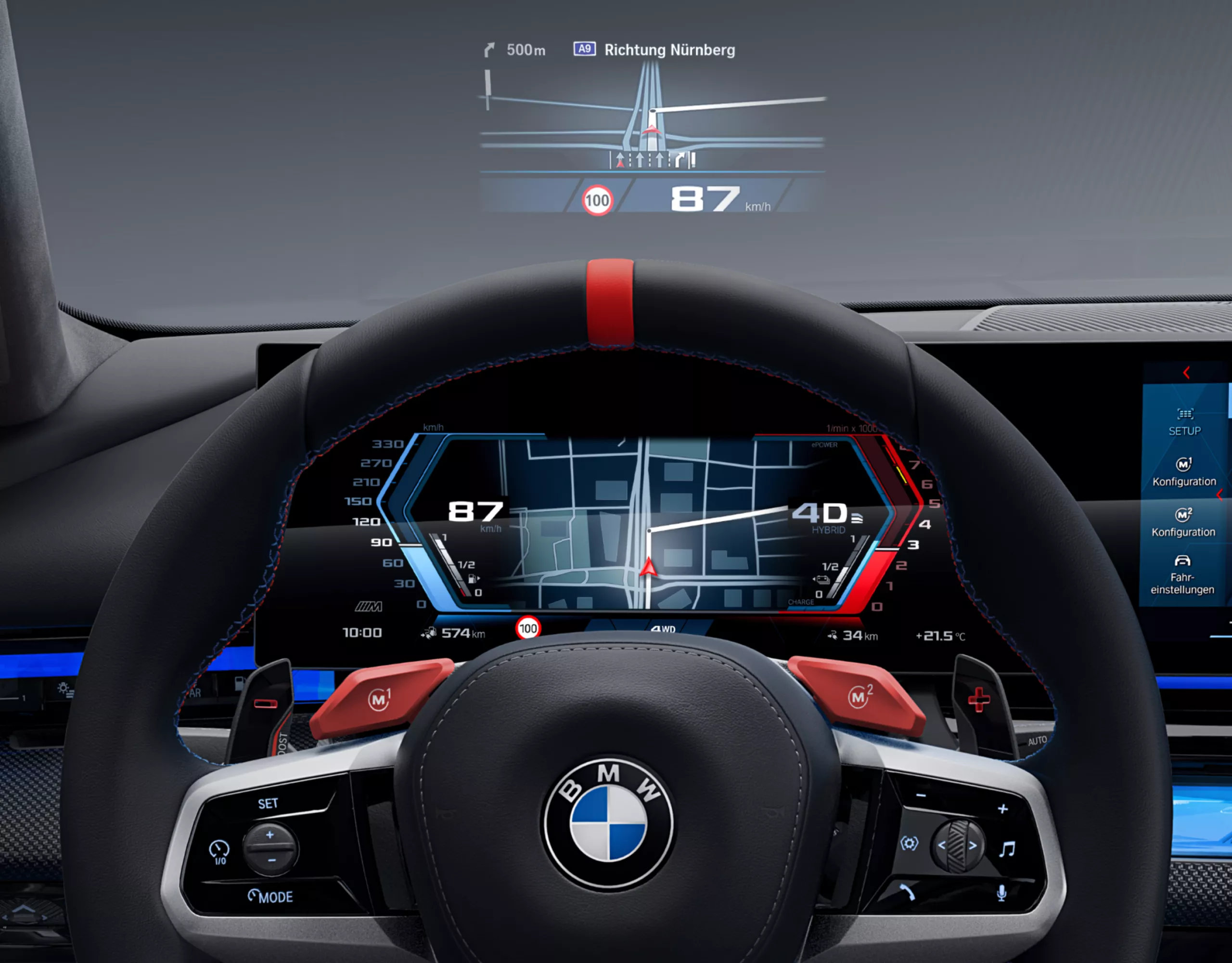 BMW M5 Limousine M Head-Up Display 