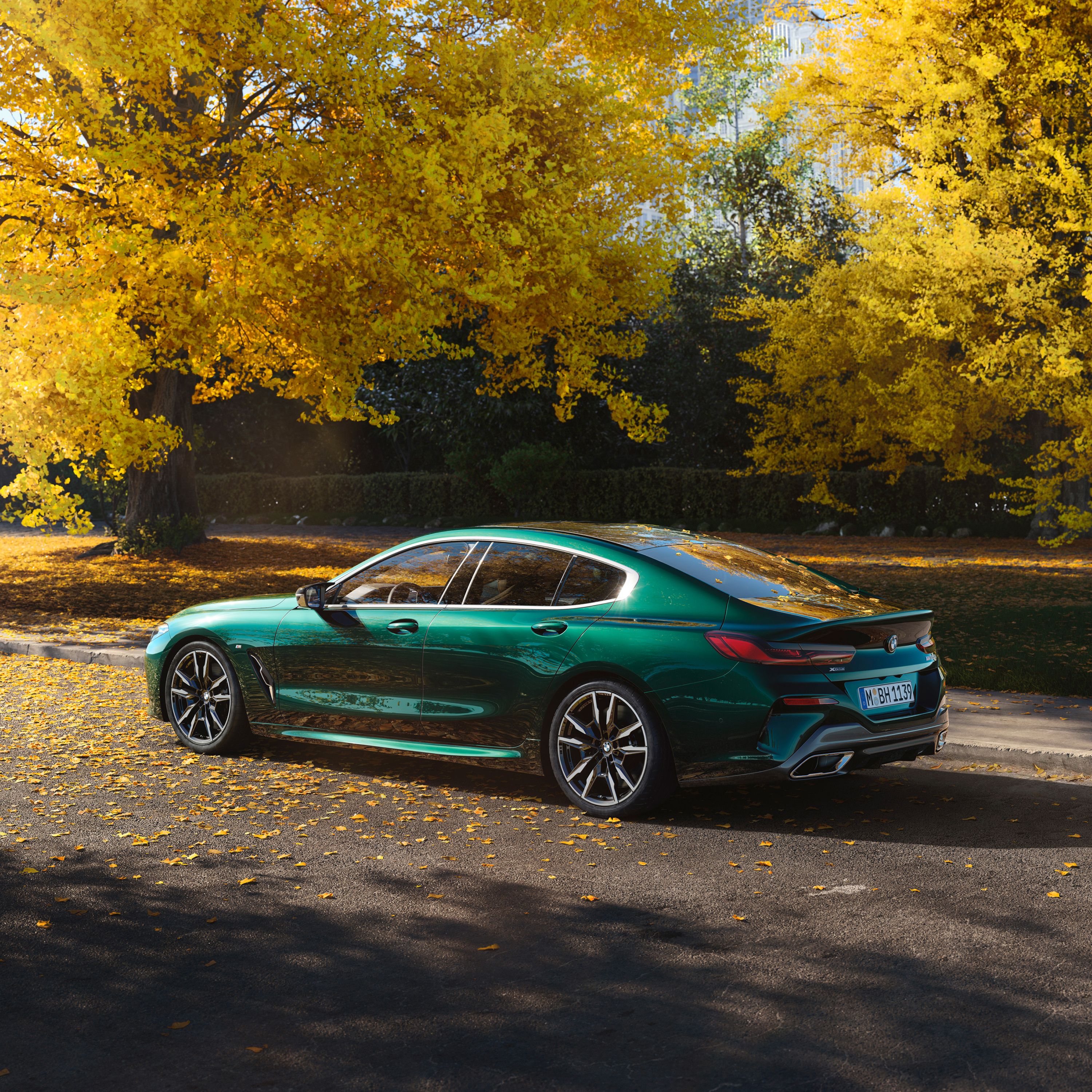 BMW 8er Gran Coupé G16 3/4 Heckansicht