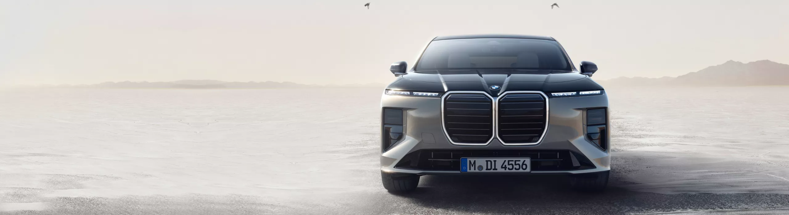 Vista frontal do BMW 740xDrive