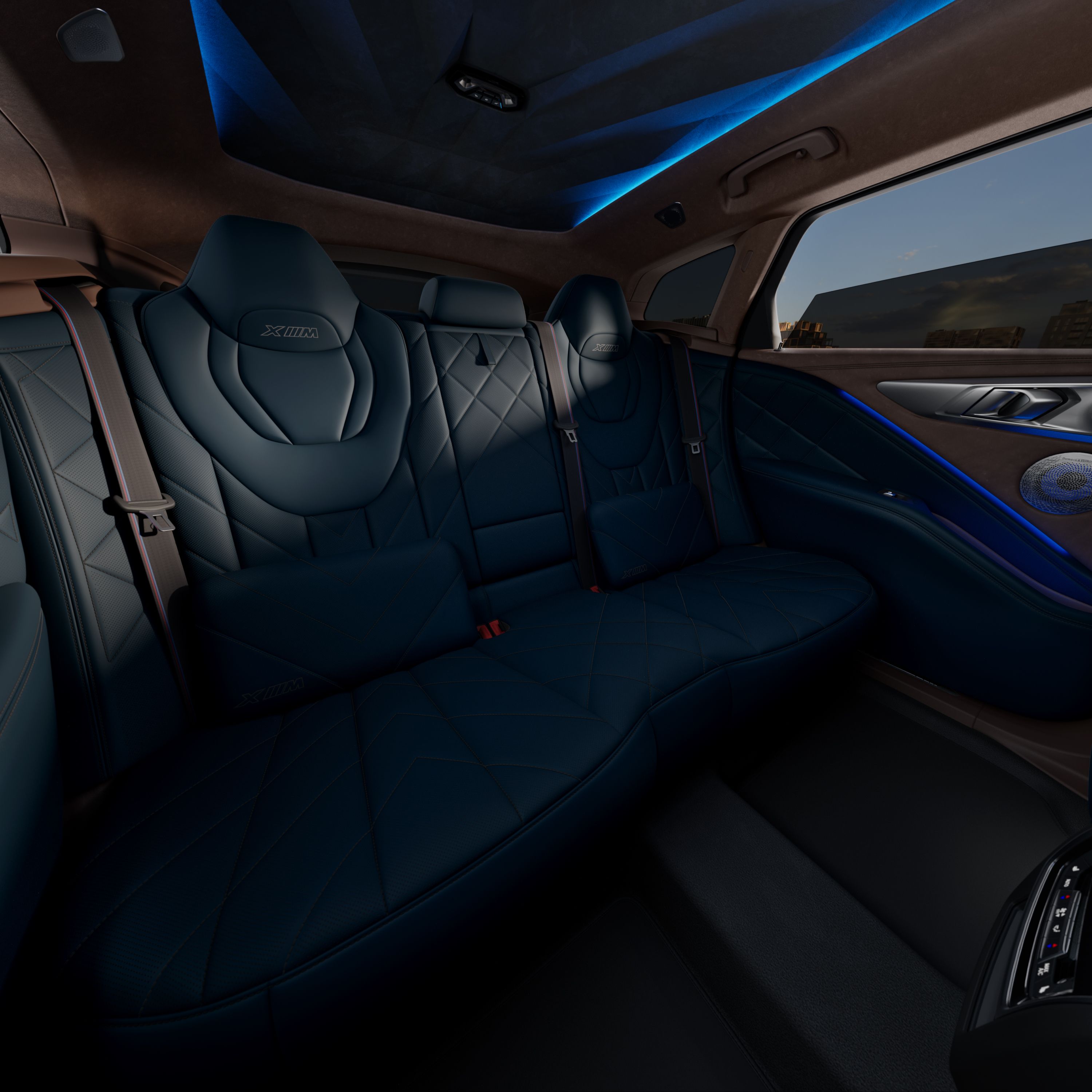 BMW XM G09 interior view 