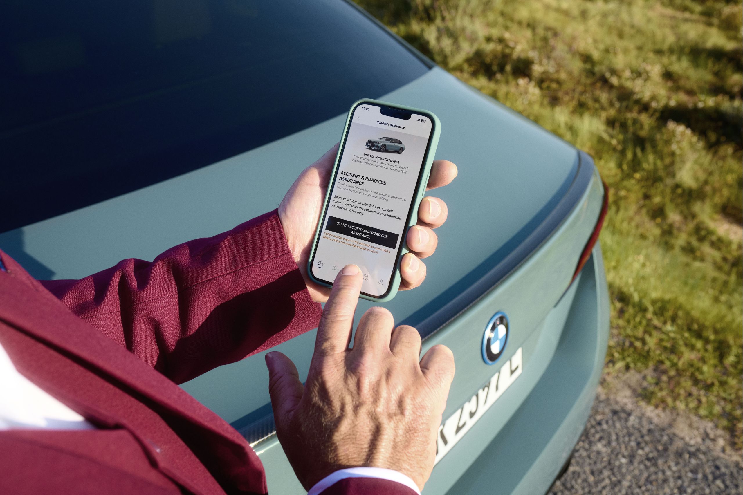 Información para el rescate de los ocupantes BMW.
