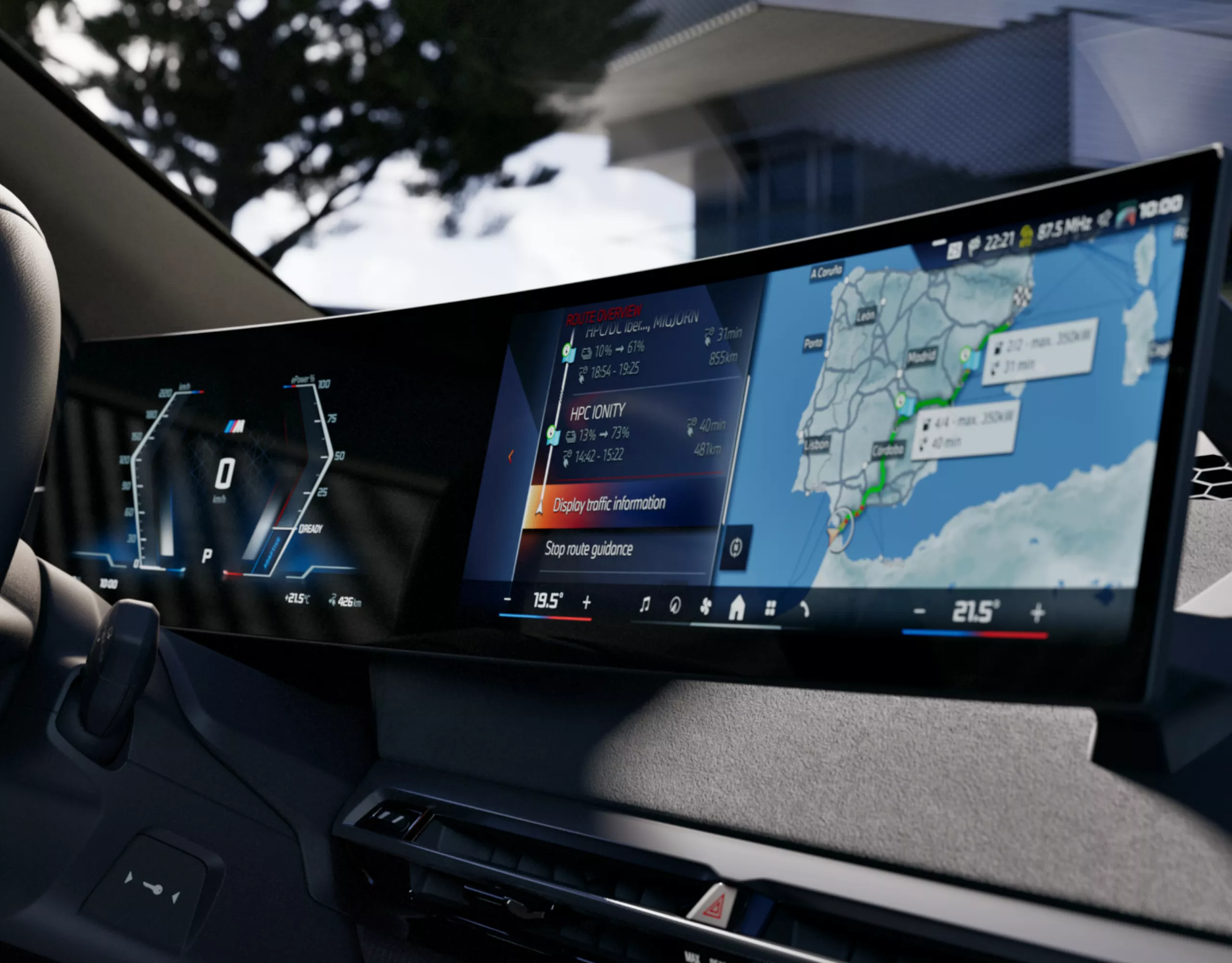 Maps Connected Charging BMW iX M70 BMW