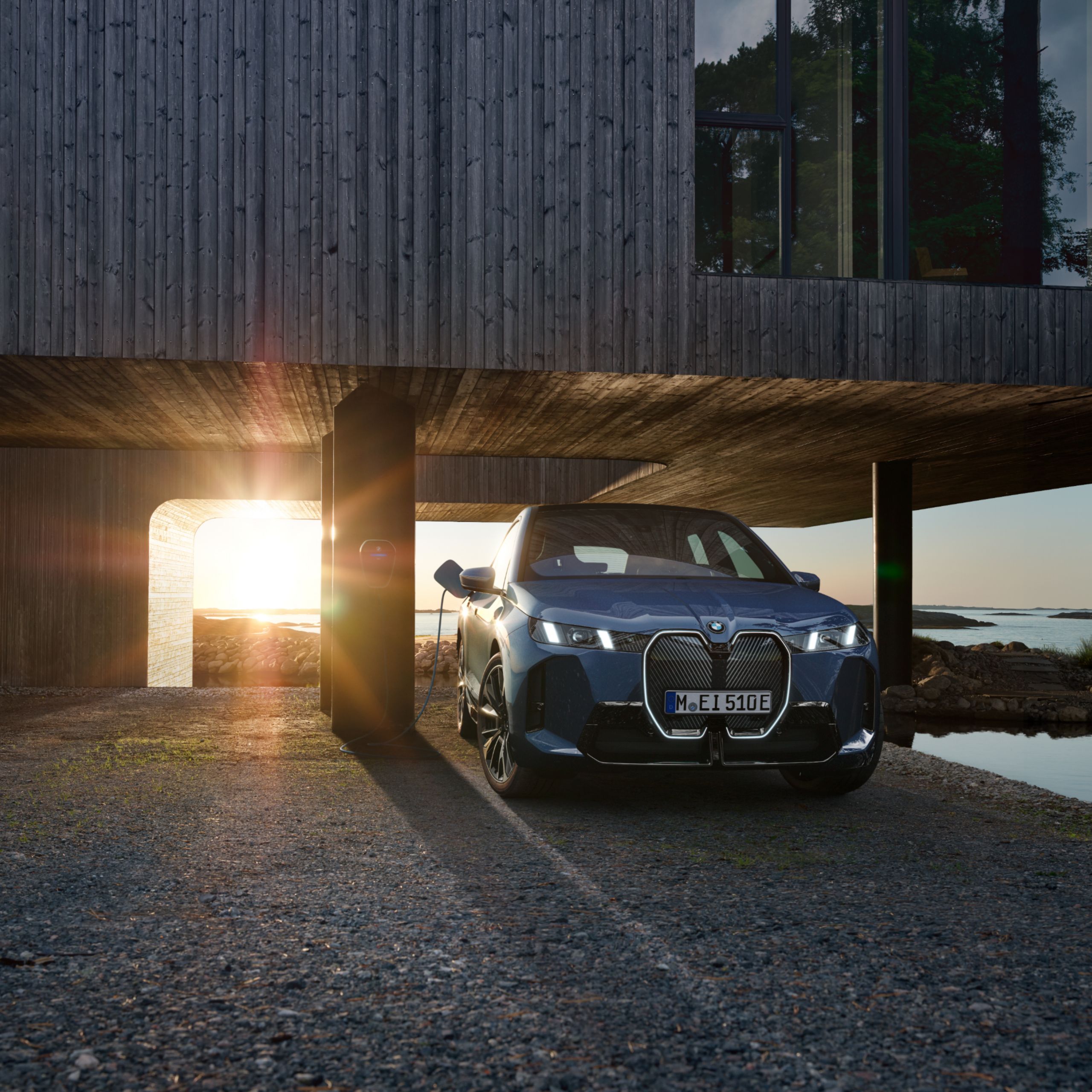 BMW iX, temperatura de carga