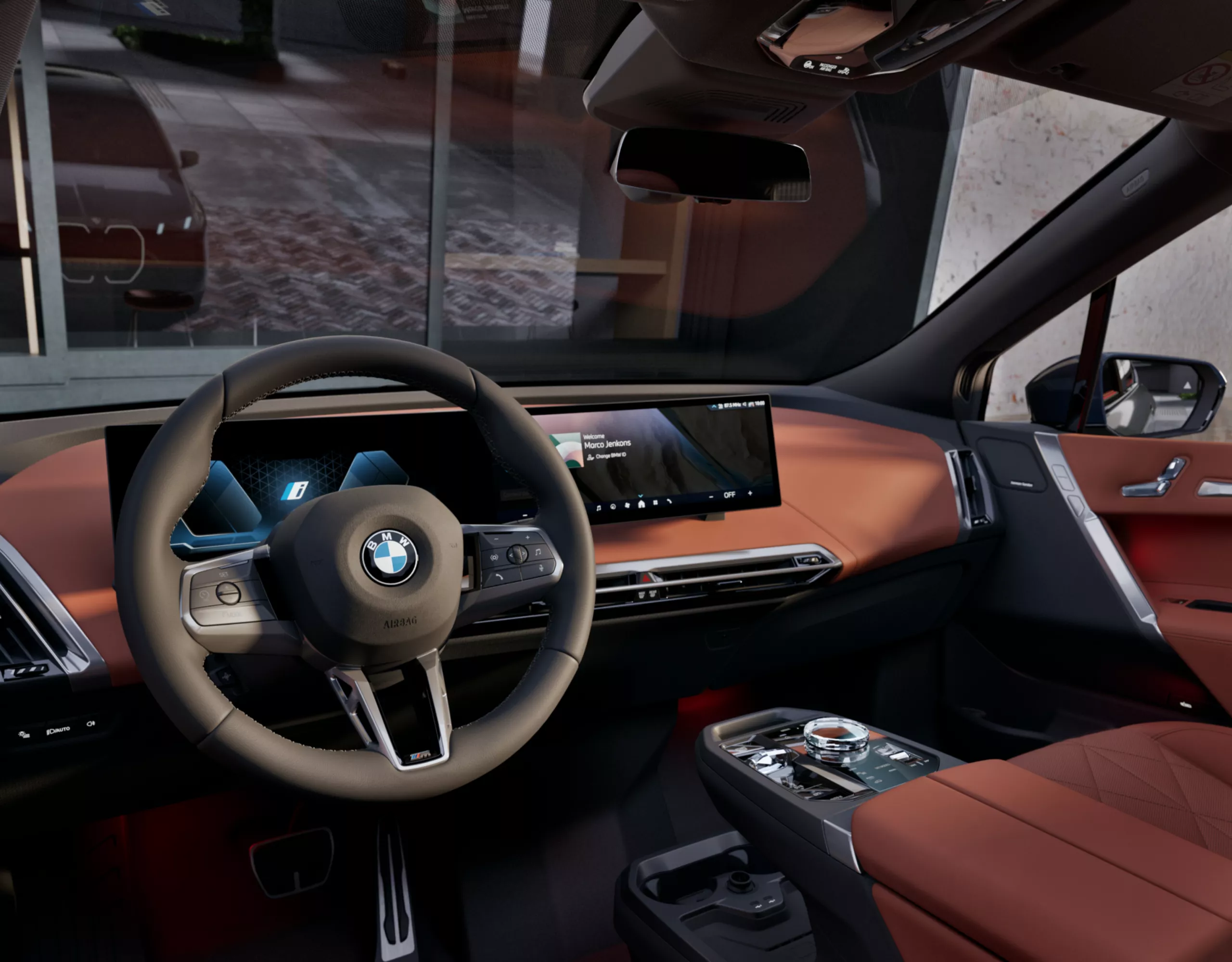 ดีไซน์แถบตกแต่ง M ของ BMW iX