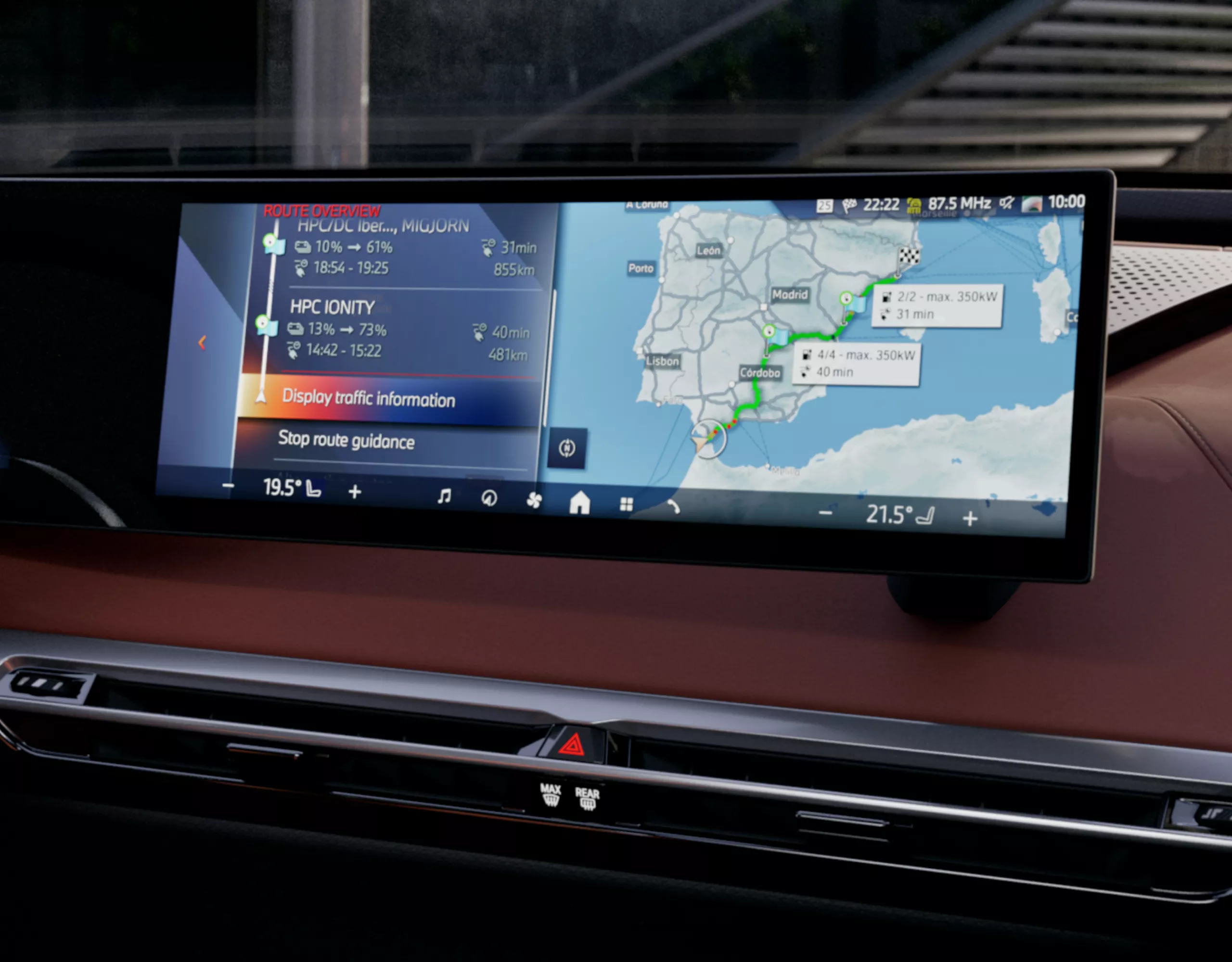 BMW iX BMW Maps Connected Charging