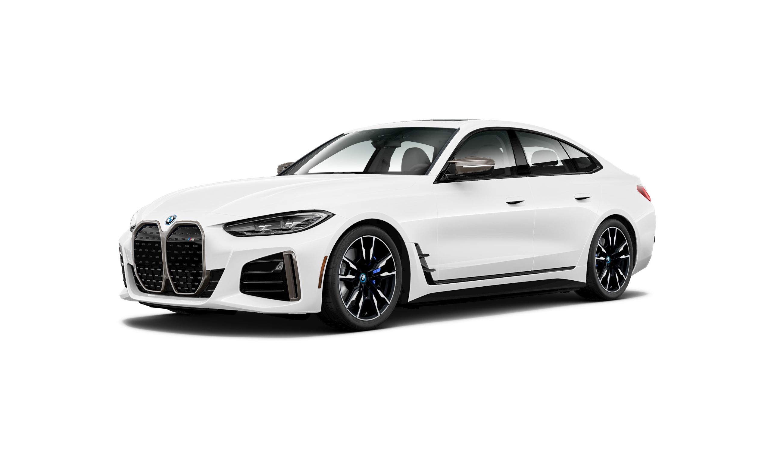 A profile view of the BMW i4 M50