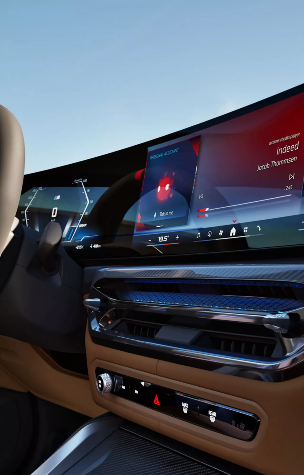 BMW i4 M60 interiör.