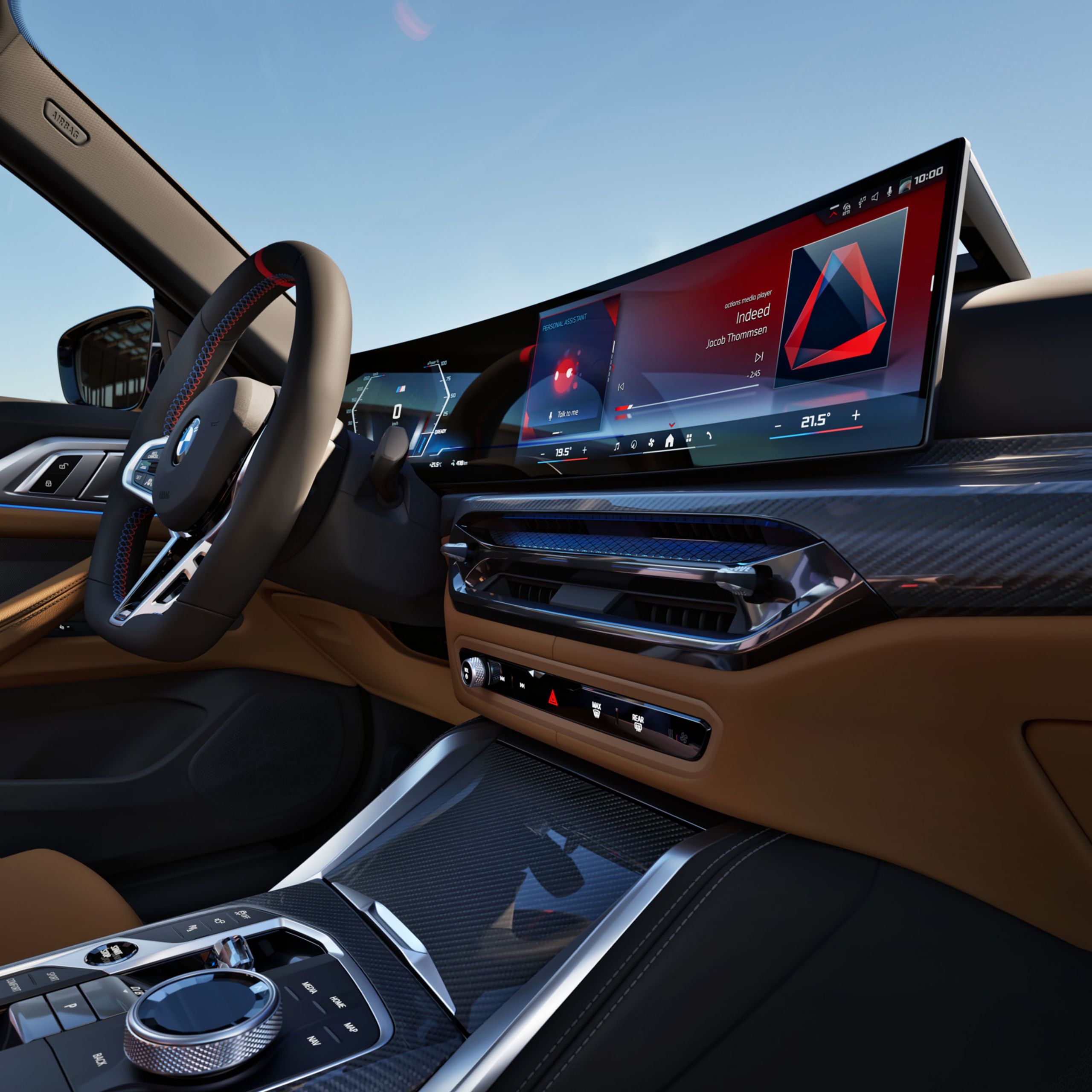 BMW i4 M60 interiör.