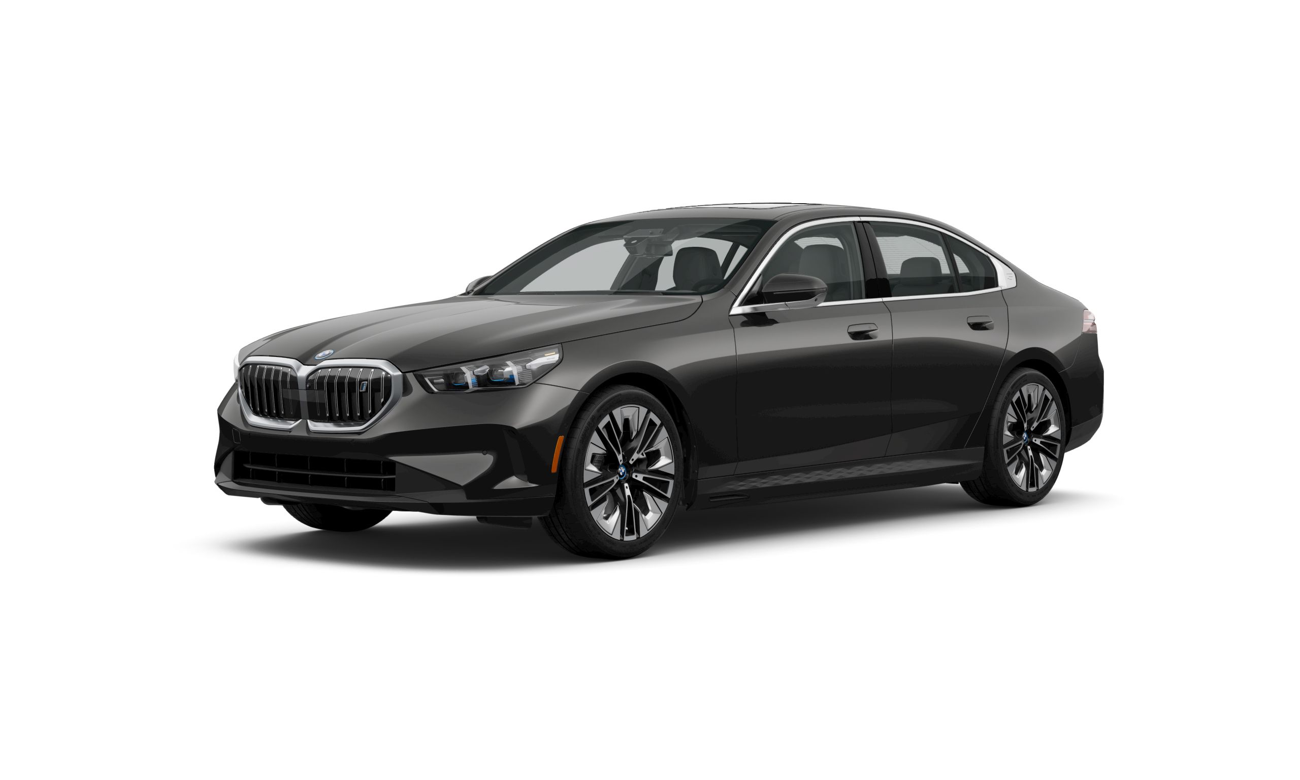 A profile view of the BMW i5 eDrive40