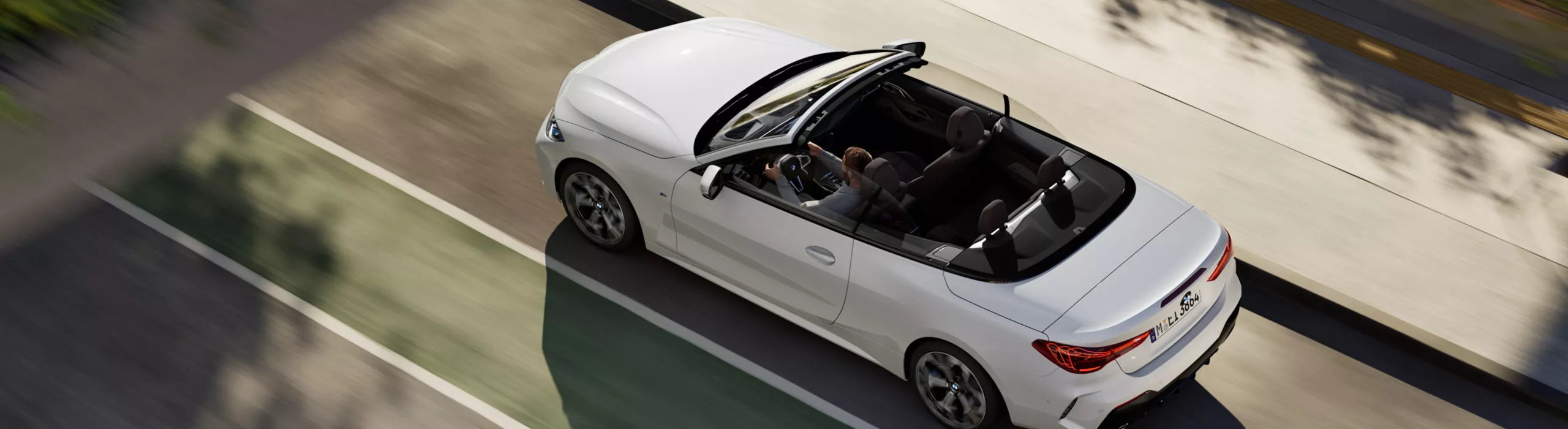 BMW Série 4 Conversível em branco Mineral.