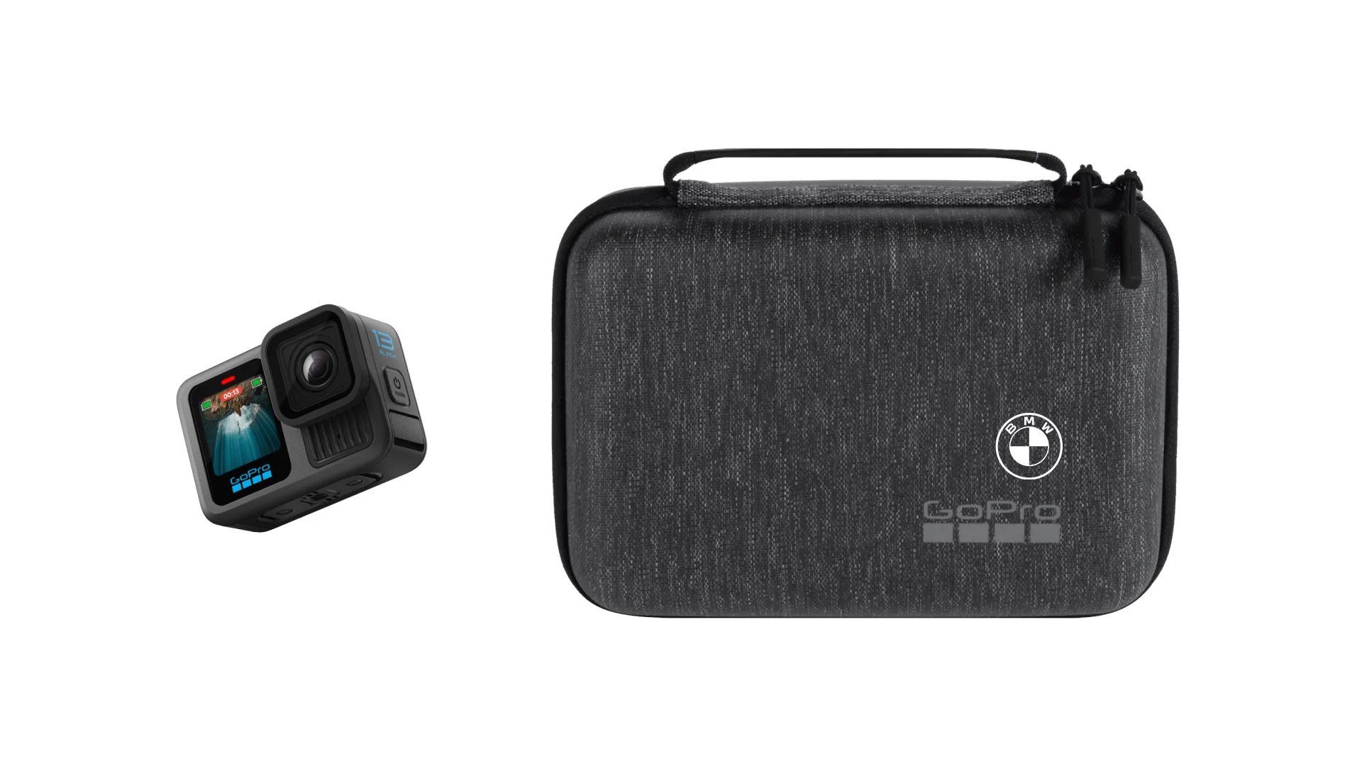 GoPro HERO13 BLACK + BMWロゴ入りCaseyセミハードカメラケース（2名様）