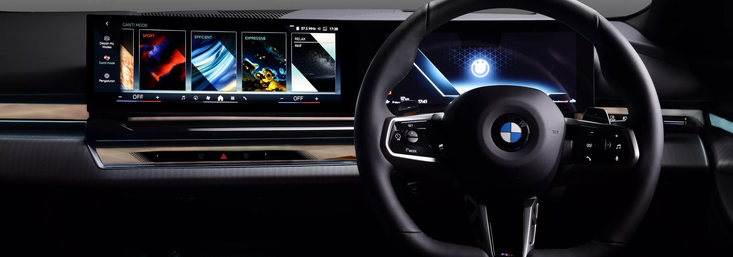 Interior design BMW 5 Series Sedan G60 ICE