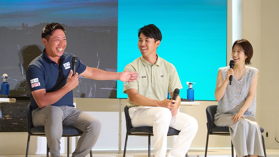 木下稜介選手、堀川未来夢選手、鷲見玲奈さん