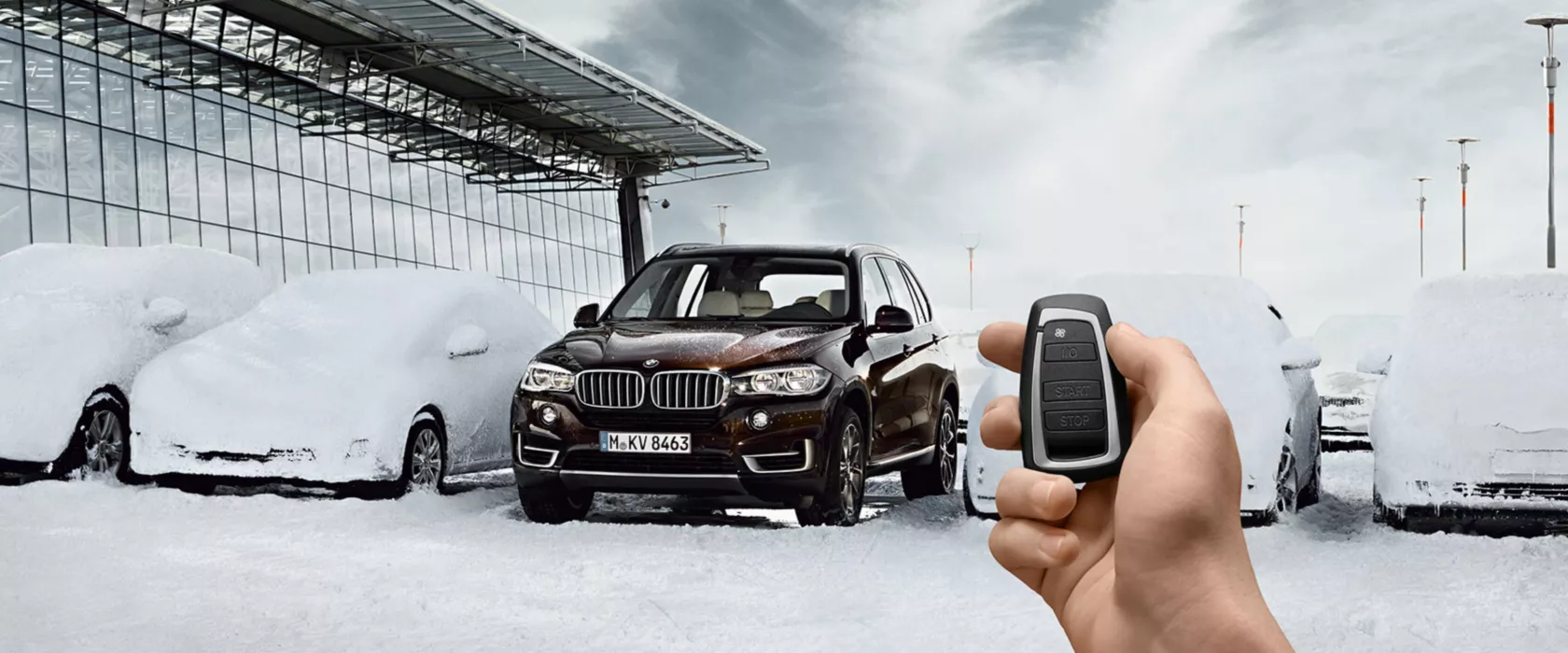 Fjärrstyrning till kupévärmare i BMW