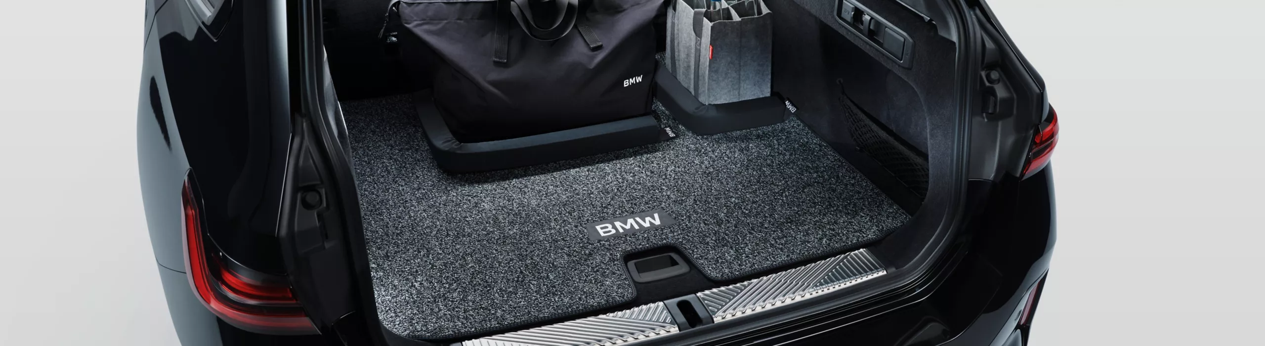 BMW Lifestyle Accessories BMW bottle with black paint and the word power printed on it in white letters