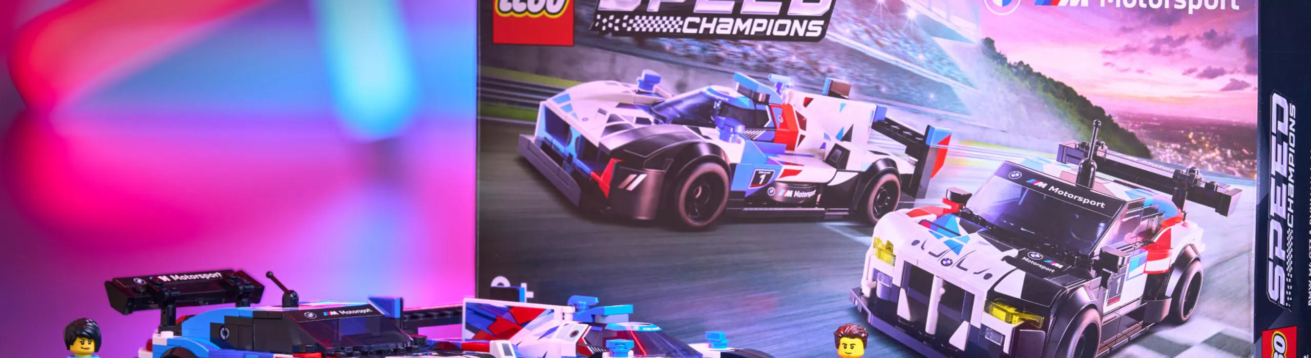 BMW Lifestyle Toys & Kids BMW Lego Speed BMW M Motorsport Lego Set mit BMW Tourenwagen und Lego Figuren