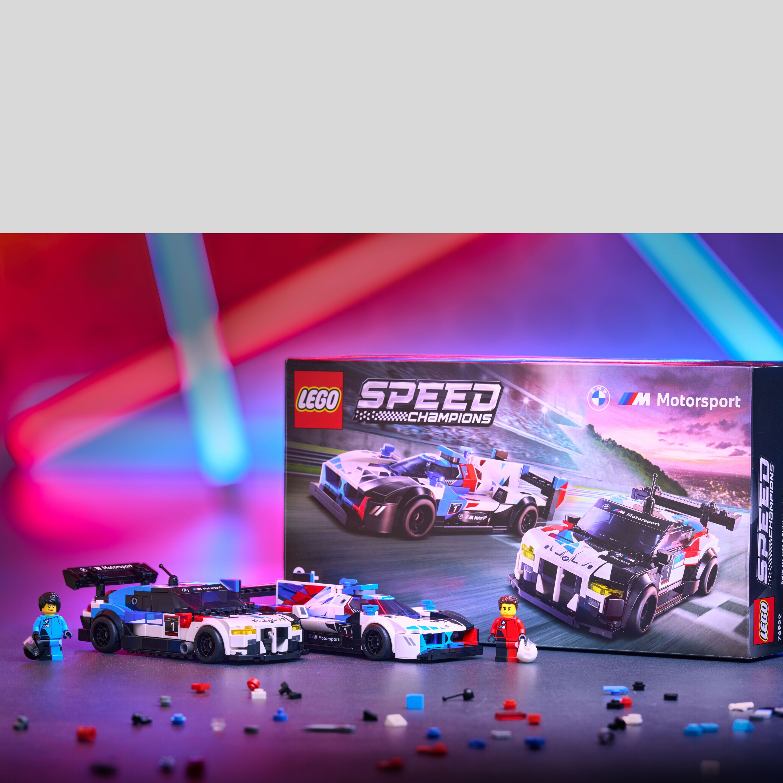 Set Lego BMW Lego Speed BMW M Motorsport con auto BMW Touring e personaggi Lego, giocattoli e prodotti per bambini BMW Lifestyle