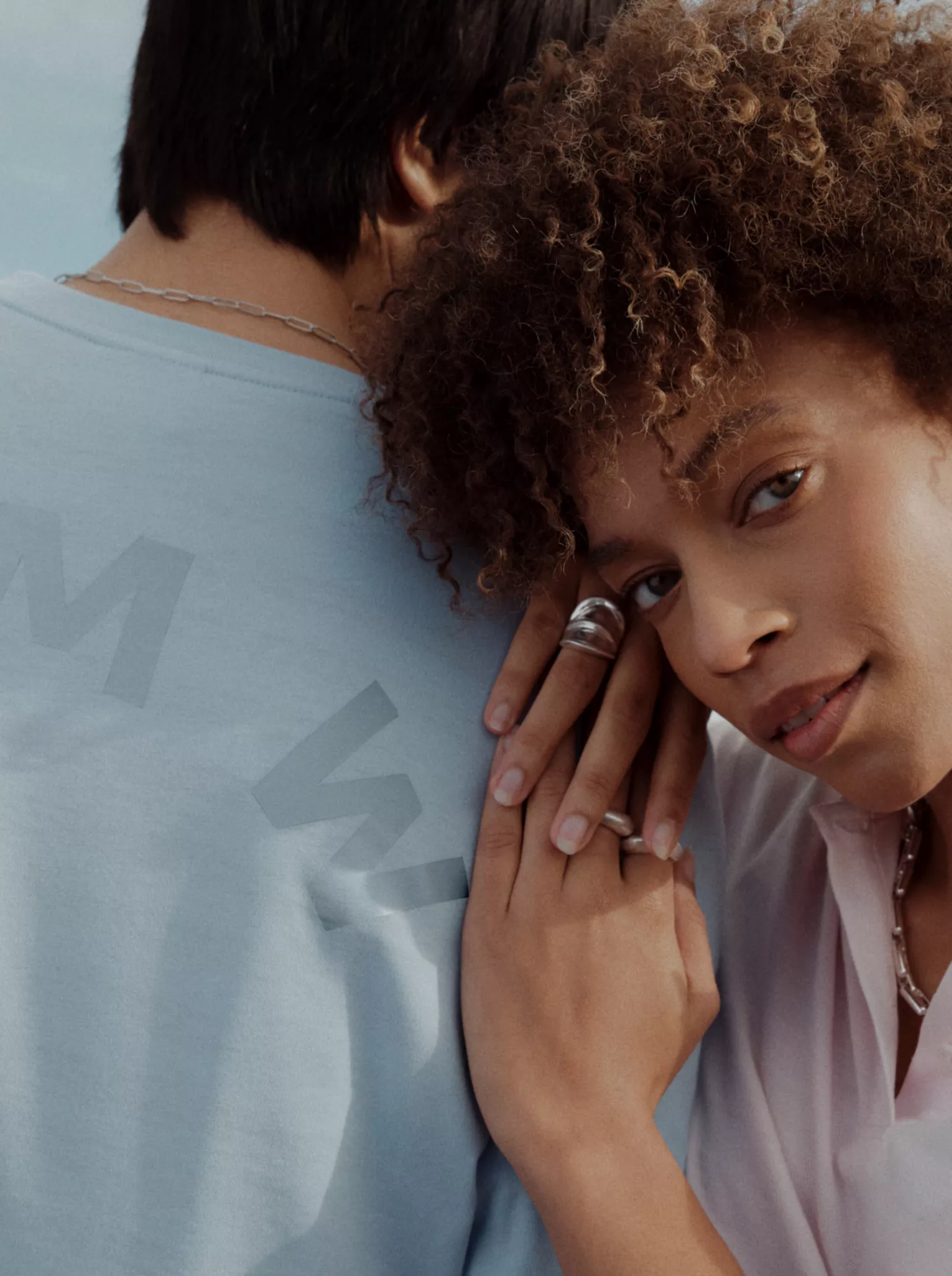 BMW Lifestyle shirts, worn by two young people