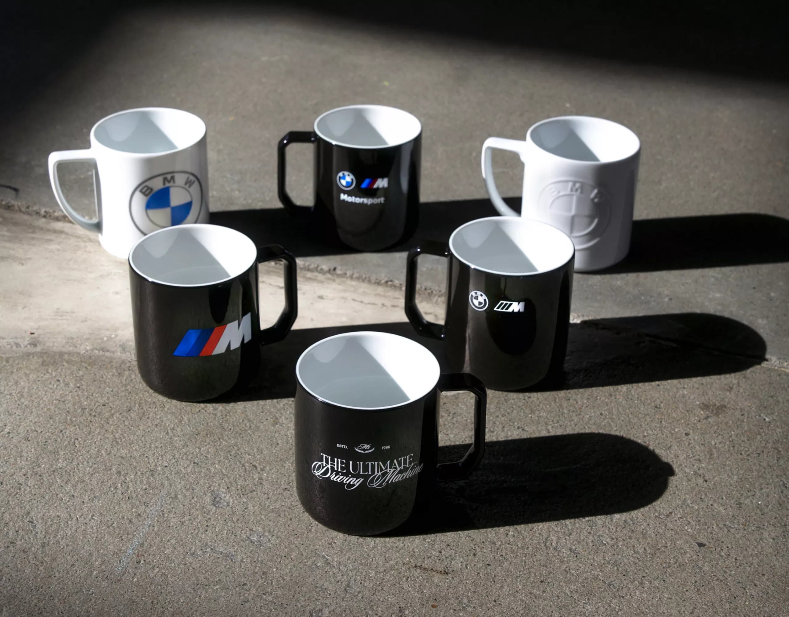 BMW Lifestyle Accessories BMW cups in different designs and colours