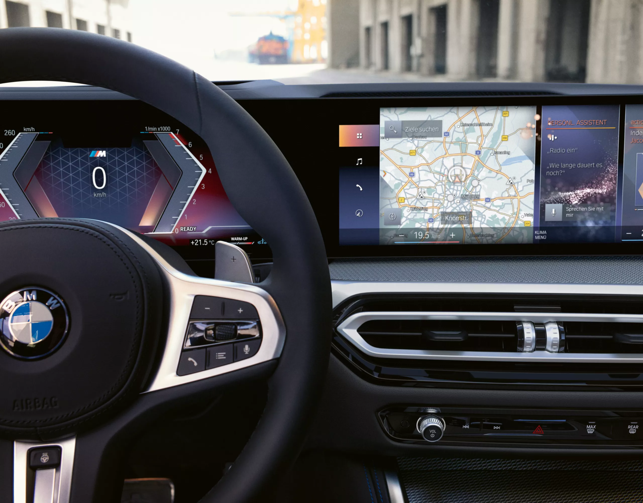 BMW M240i xDrive Coupé M leather steering wheel