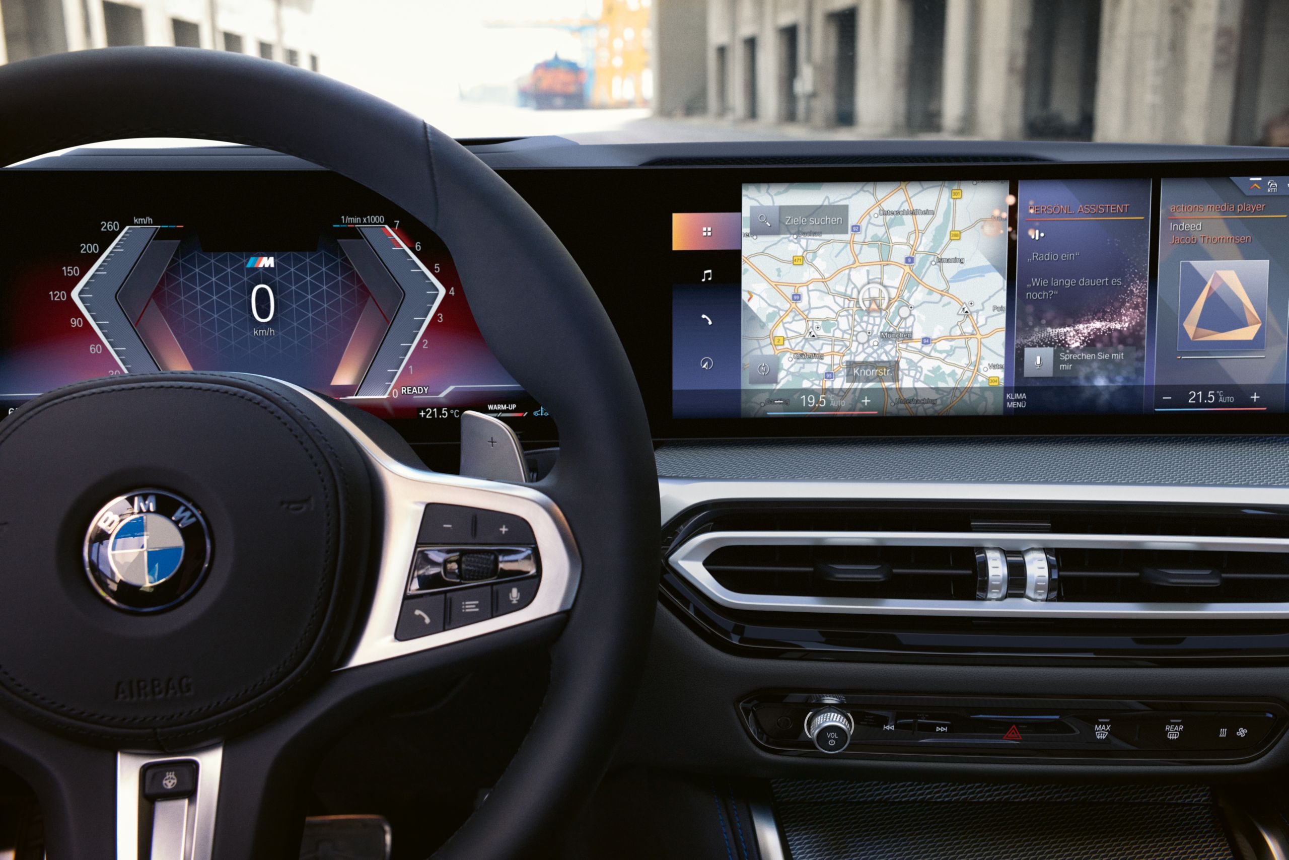 BMW M240i xDrive Coupé M leather steering wheel