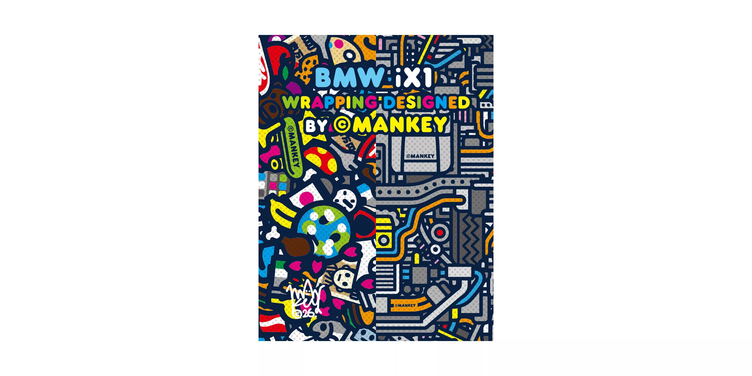 MANKEY氏デザインのオリジナル・ステッカー