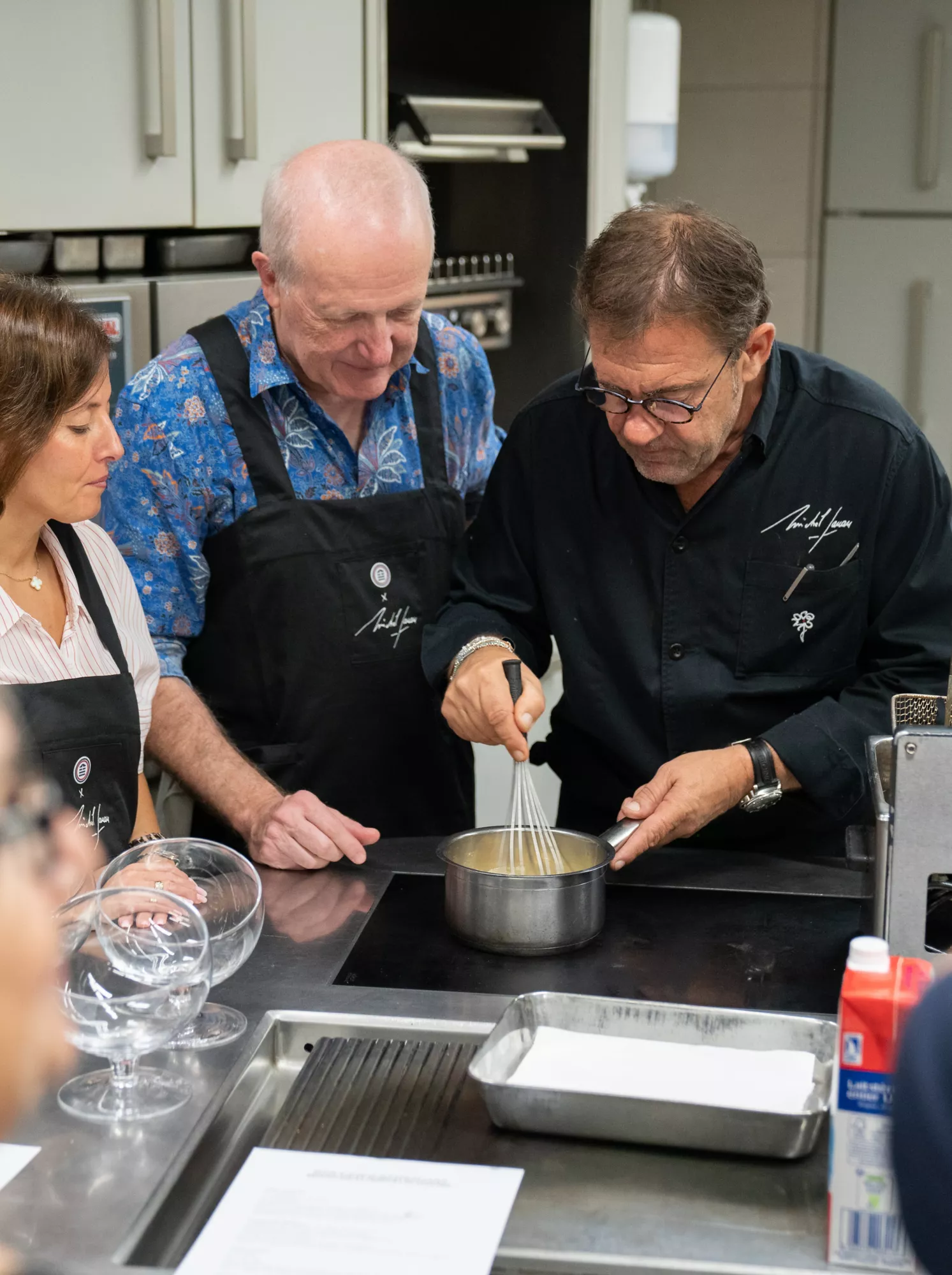 Michel Sarran cuisine avec les membres du BMW Excellence Club