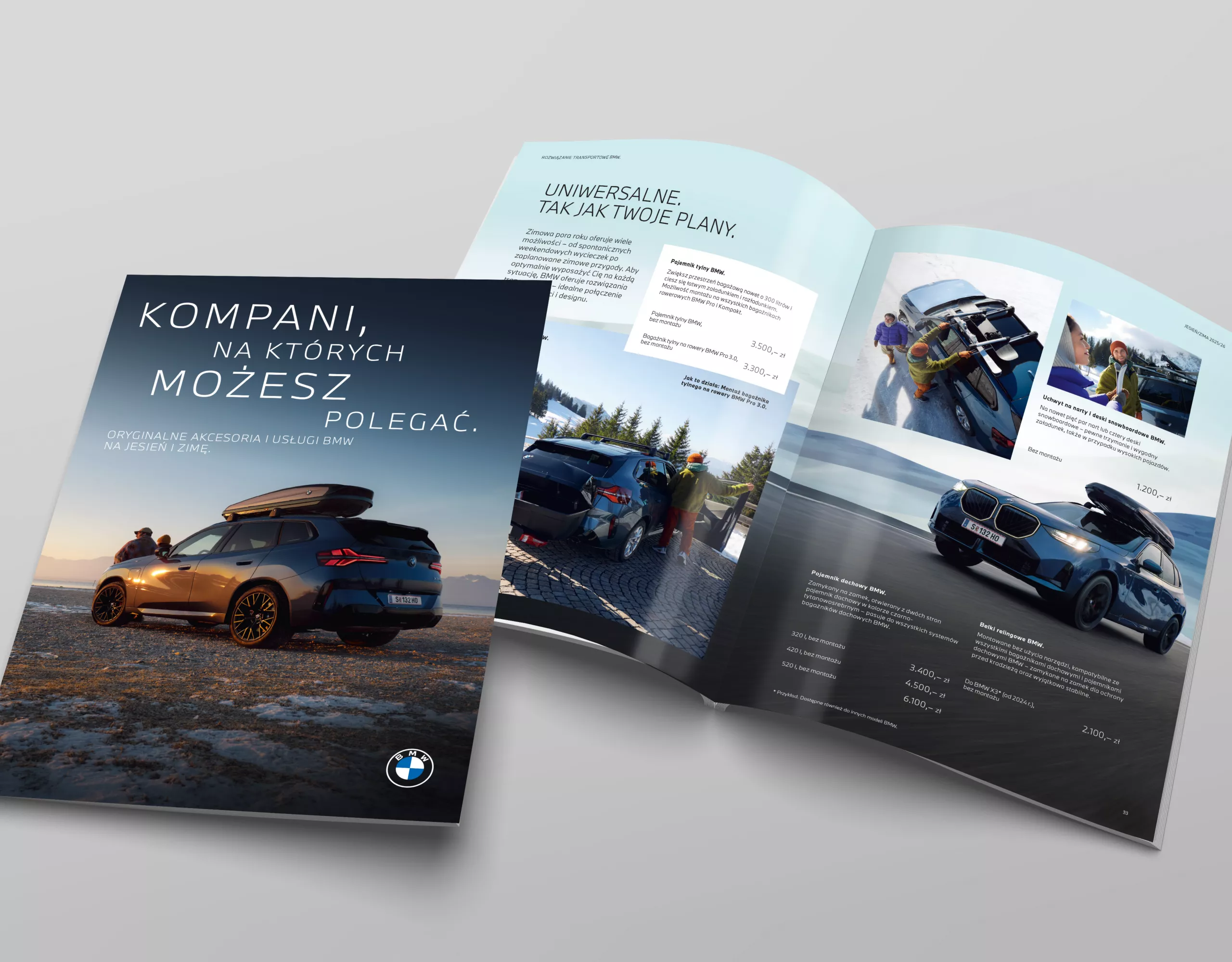 Oryginalne akcesoria i usługi BMW na jesień i zimę