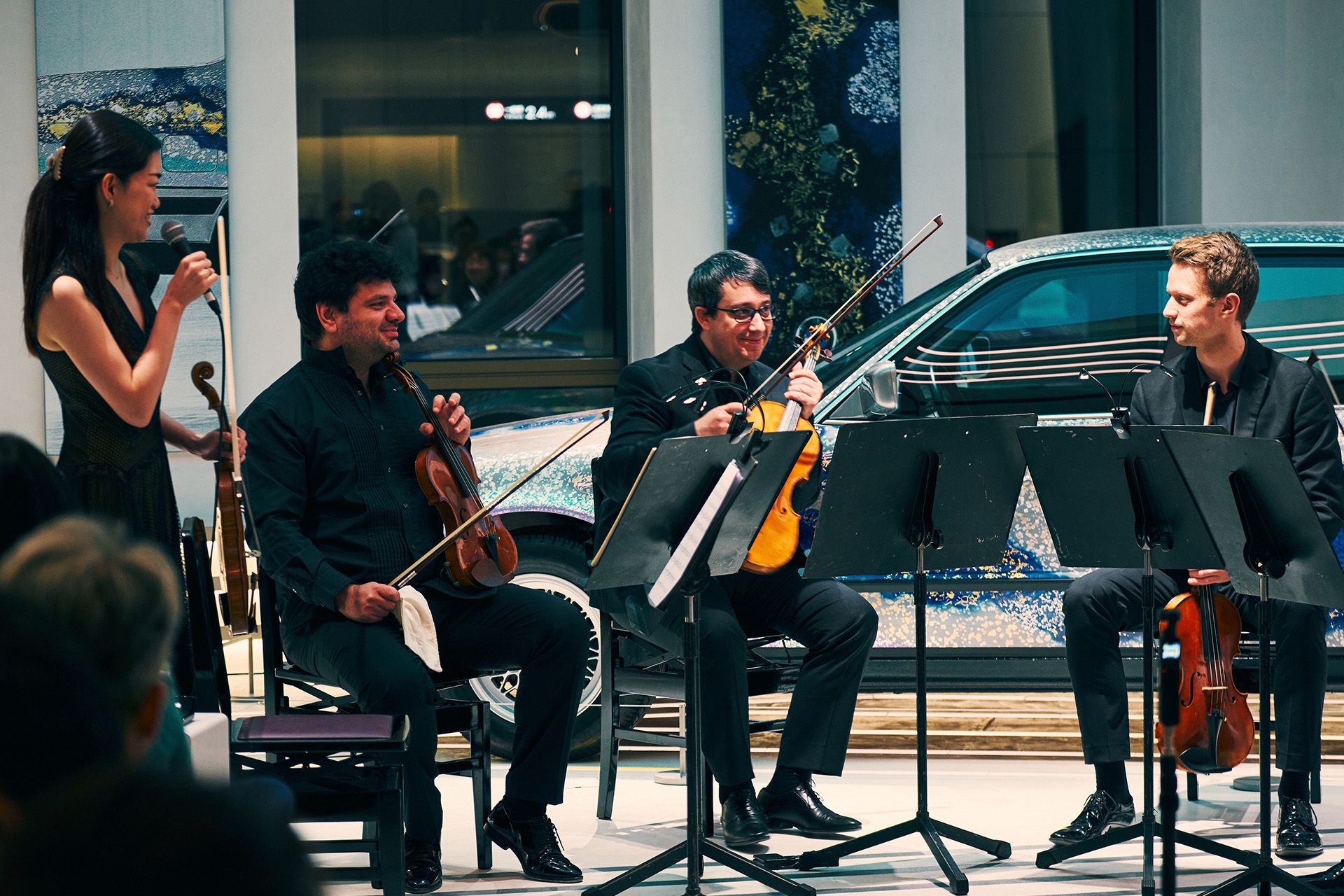 プライベートな空間で、珠玉のクインテットに酔いしれる。