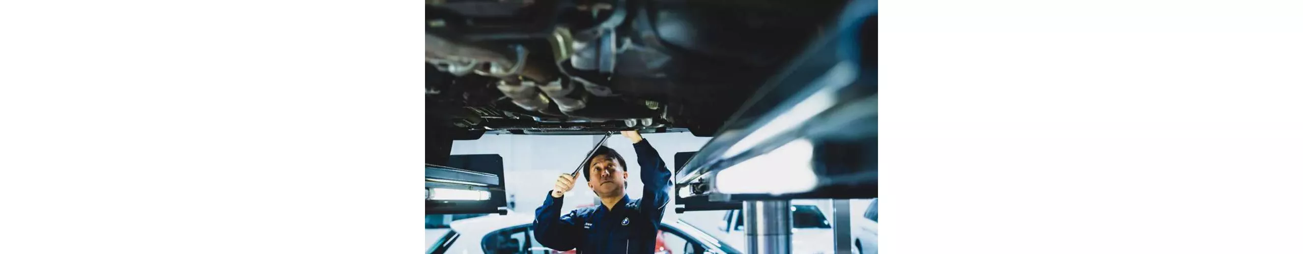Abe BMW 品川サービスセンター。その高い技術力と実績で多くのBMWユーザーたちの信頼を集めている。