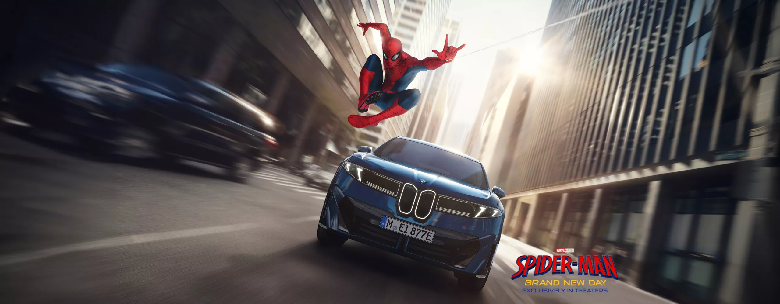 See the BMW iX3 in the movie Spider-Man: Brand New Day.