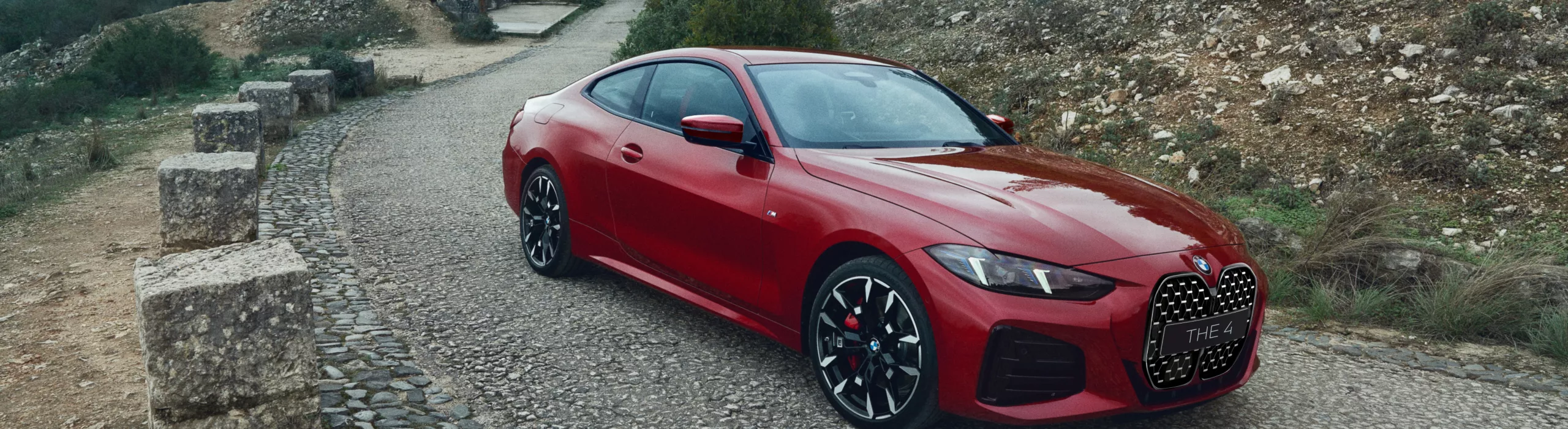 BMW 4 Series Coupé with Fire Red paintwork