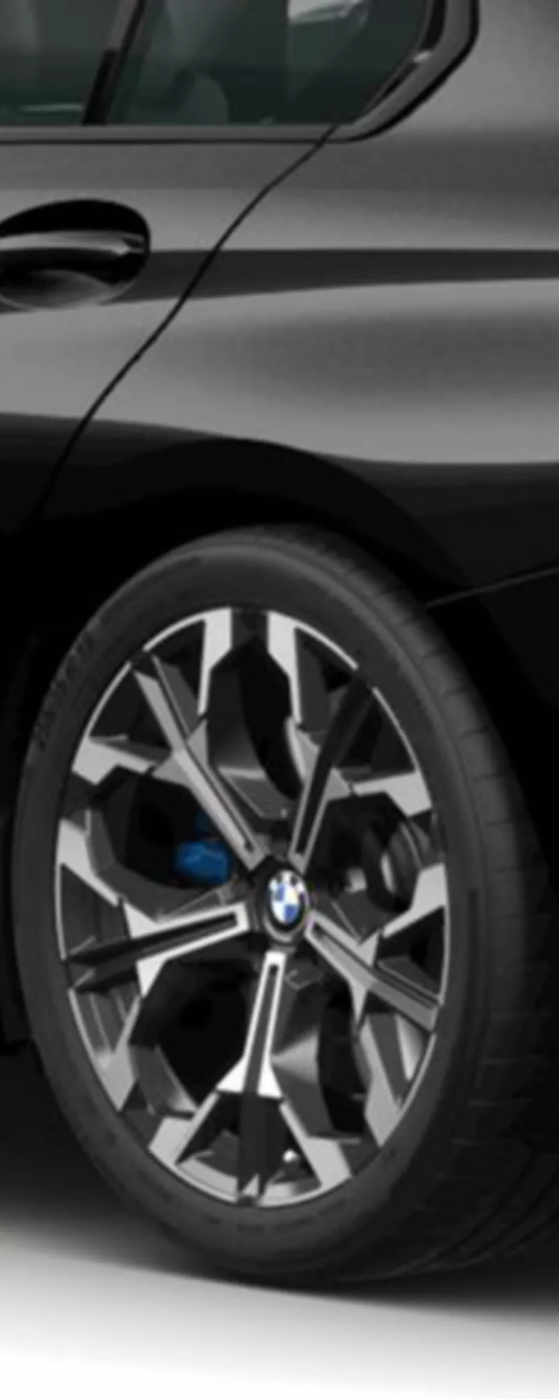 Suspensão de série do BMW Série 3 Sedã plug-in híbrido. 