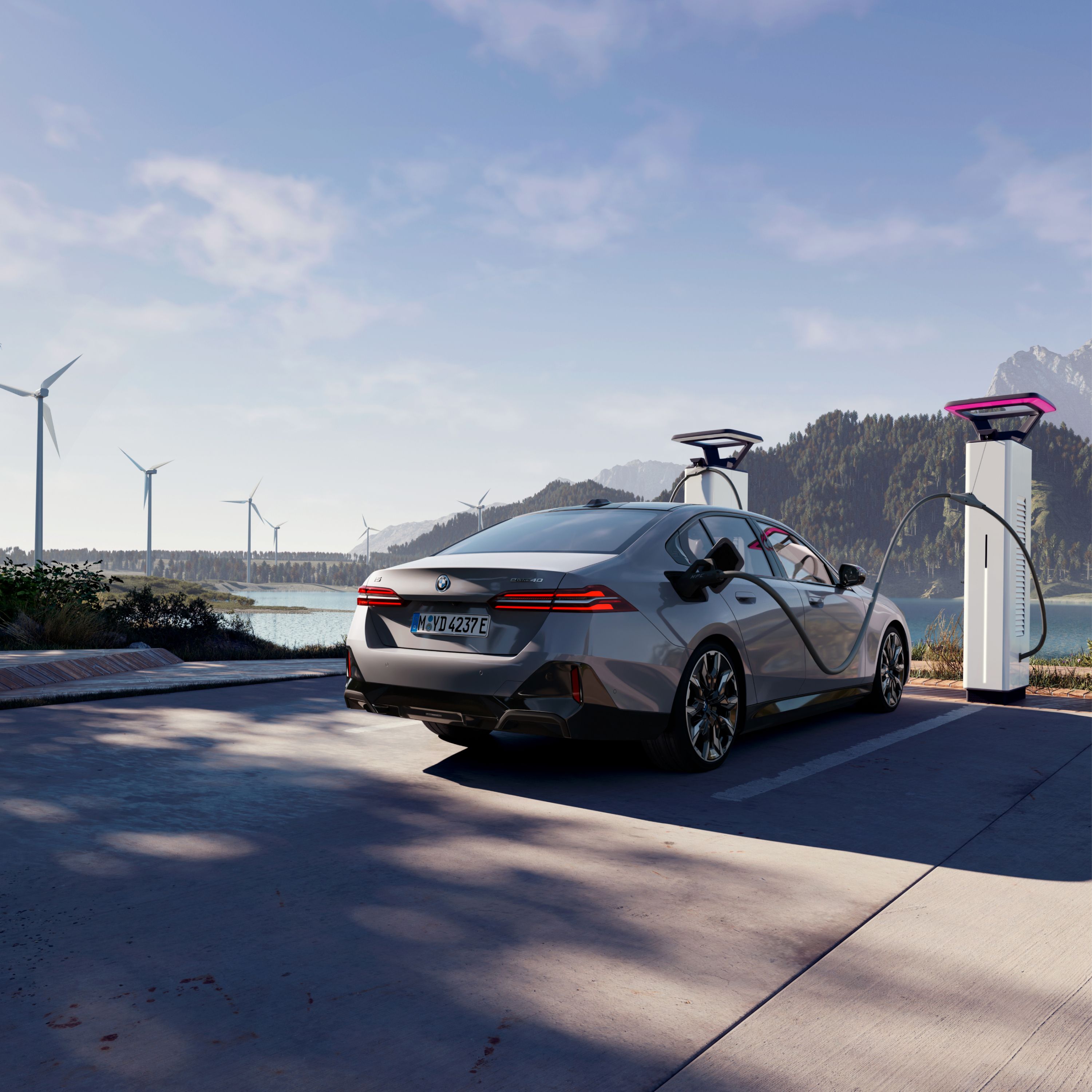 BMW udržateľnosť 2023, veterná energia