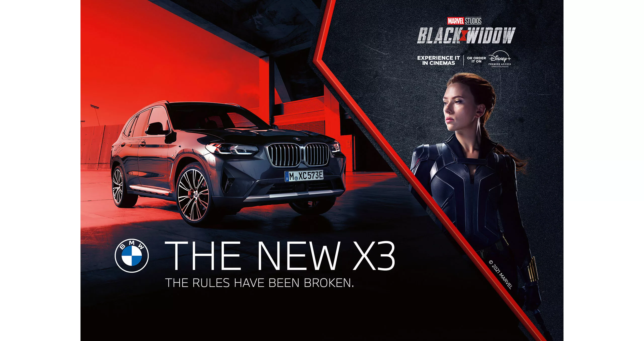 BMW'nin Marvel Studios ile ilişkisi 2021’de “Black Widow” ve “Shang-Chi” ile başlamıştı.