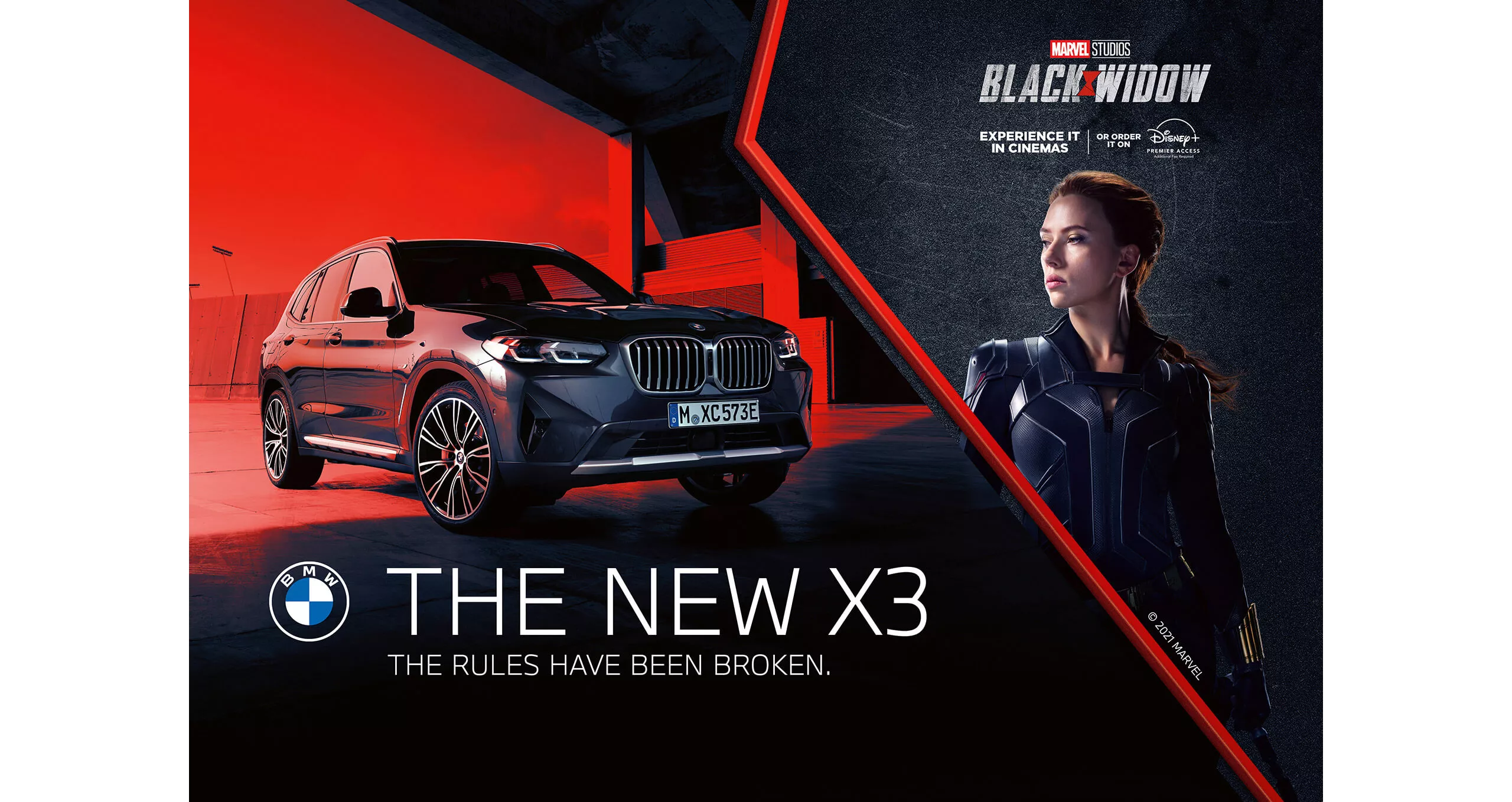 BMW'nin Marvel Studios ile ilişkisi 2021’de “Black Widow” ve “Shang-Chi” ile başlamıştı.