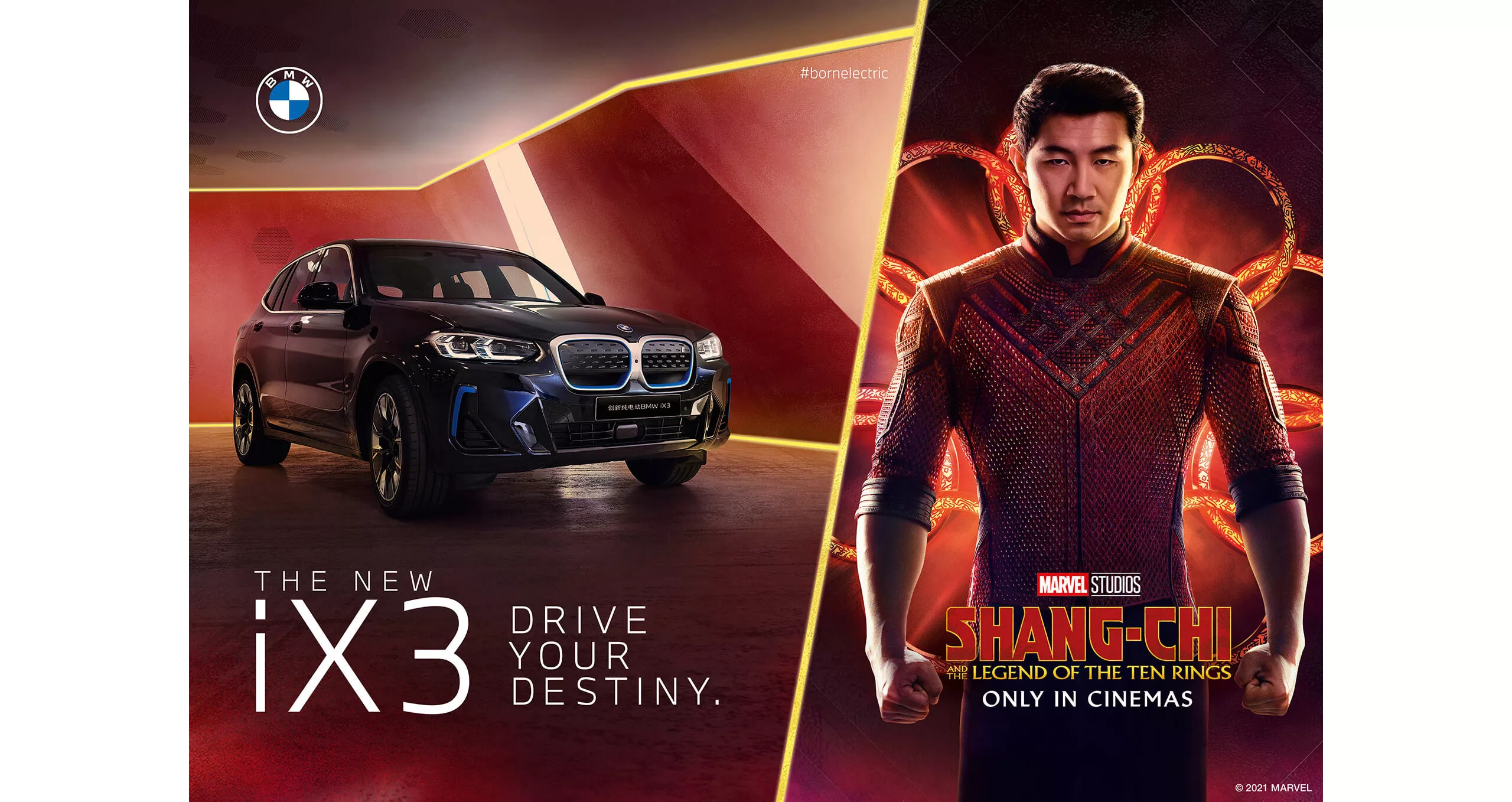 BMW'nin Marvel Studios ile ilişkisi 2021’de “Black Widow” ve “Shang-Chi” ile başlamıştı.