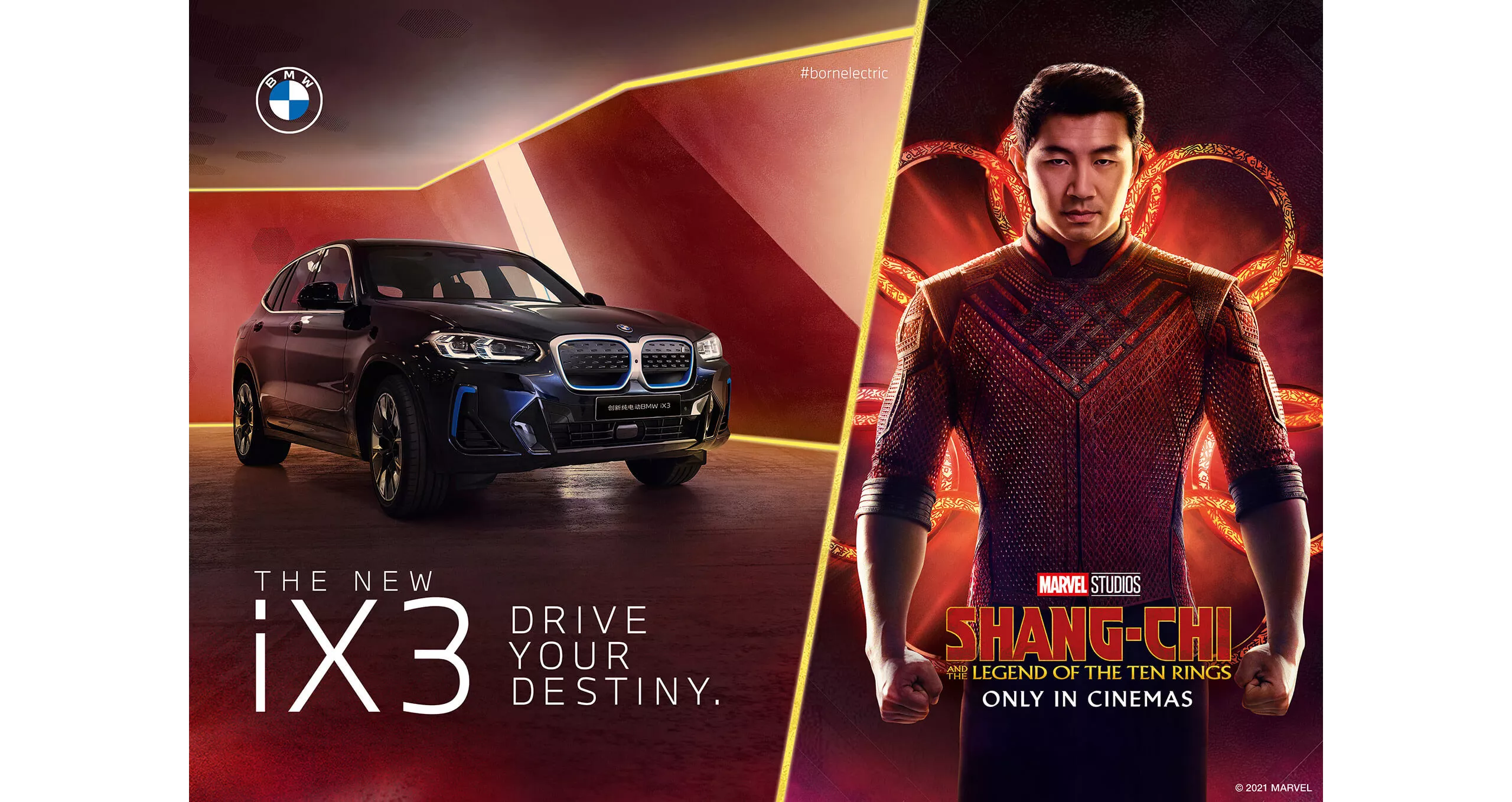 BMW'nin Marvel Studios ile ilişkisi 2021’de “Black Widow” ve “Shang-Chi” ile başlamıştı.