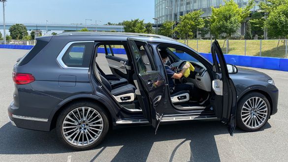 ２．試乗車車内への外気の取り入れと換気。