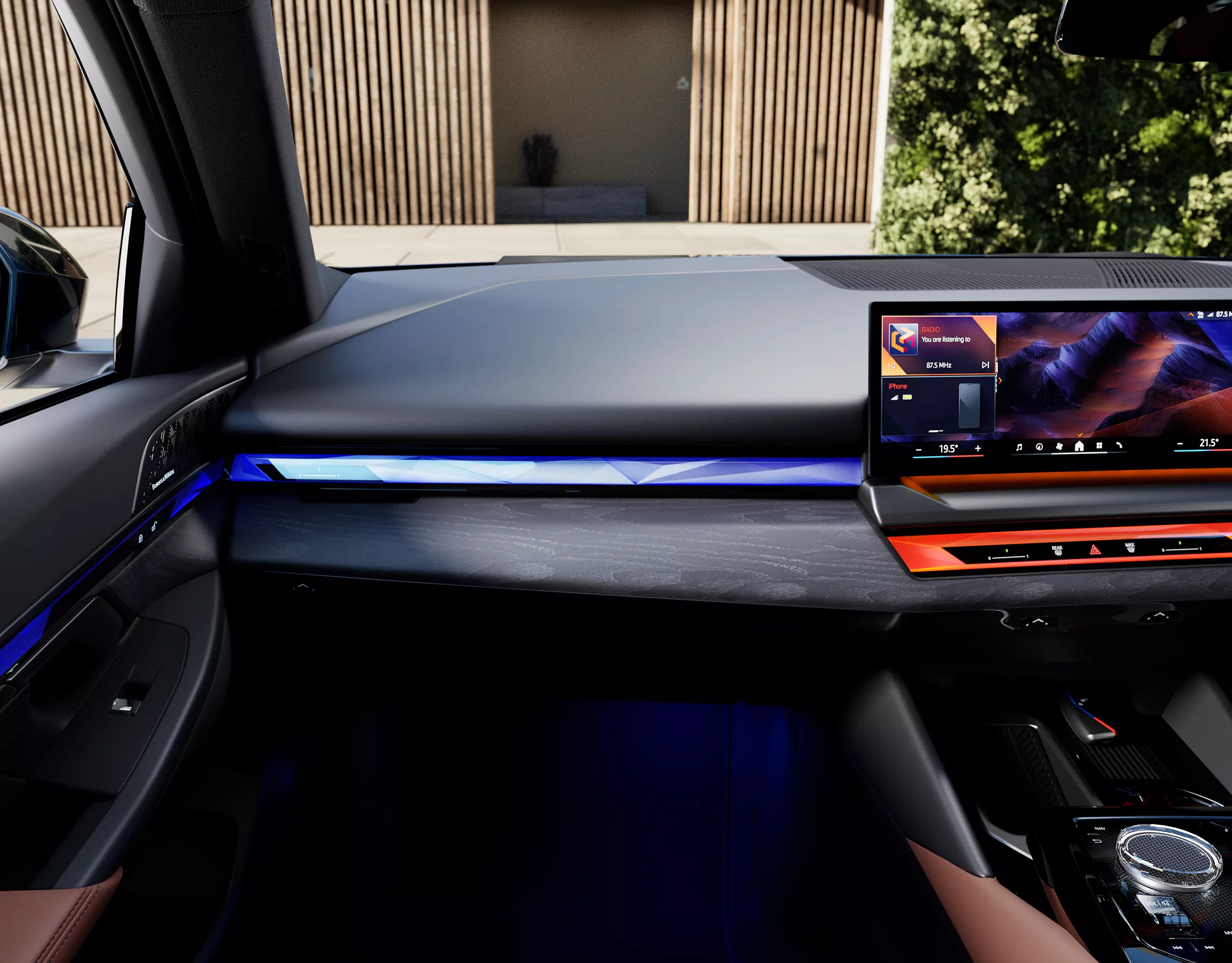 Ambient Lighting And BMW Interaction Bar. 