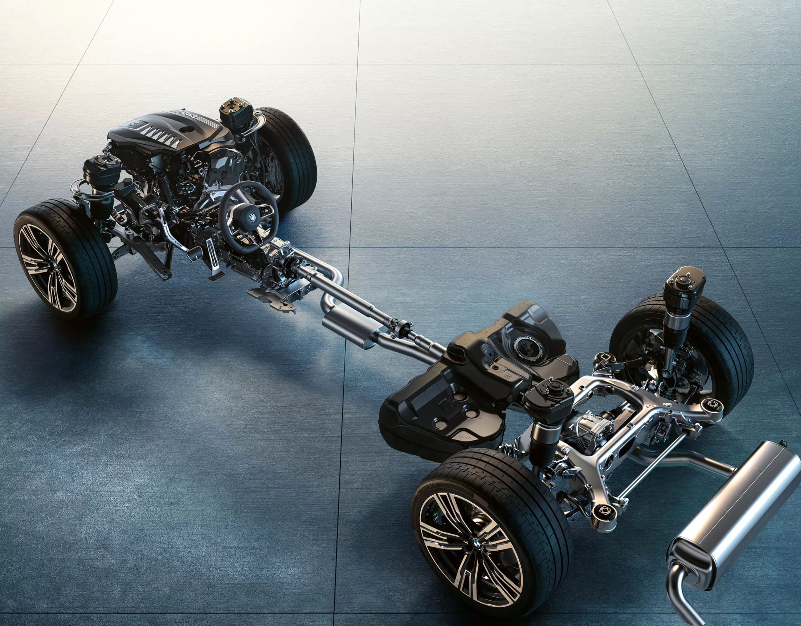 BMW 7 Series Sedan 2 Axle Air Suspension