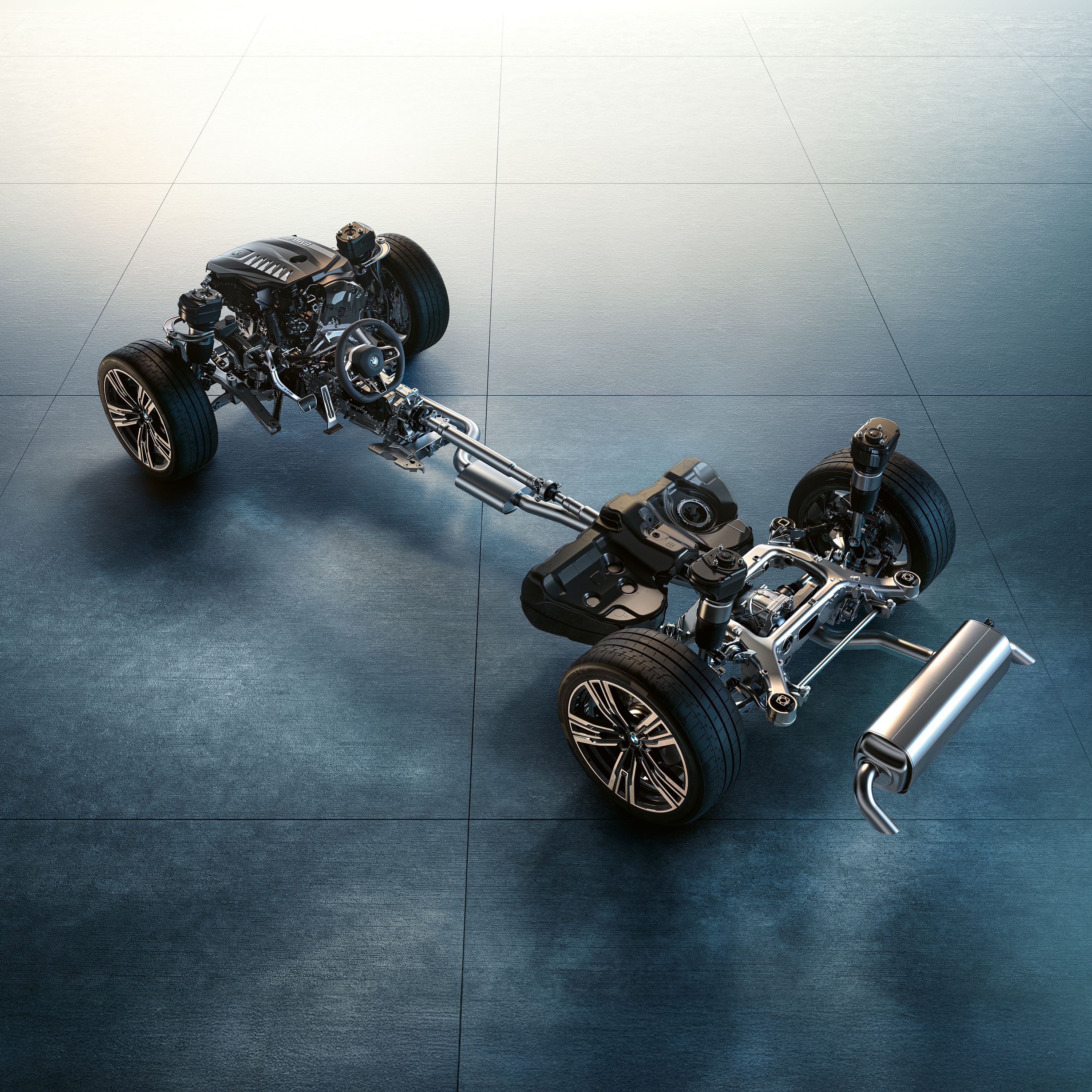 BMW 7 Series Sedan 2 Axle Air Suspension