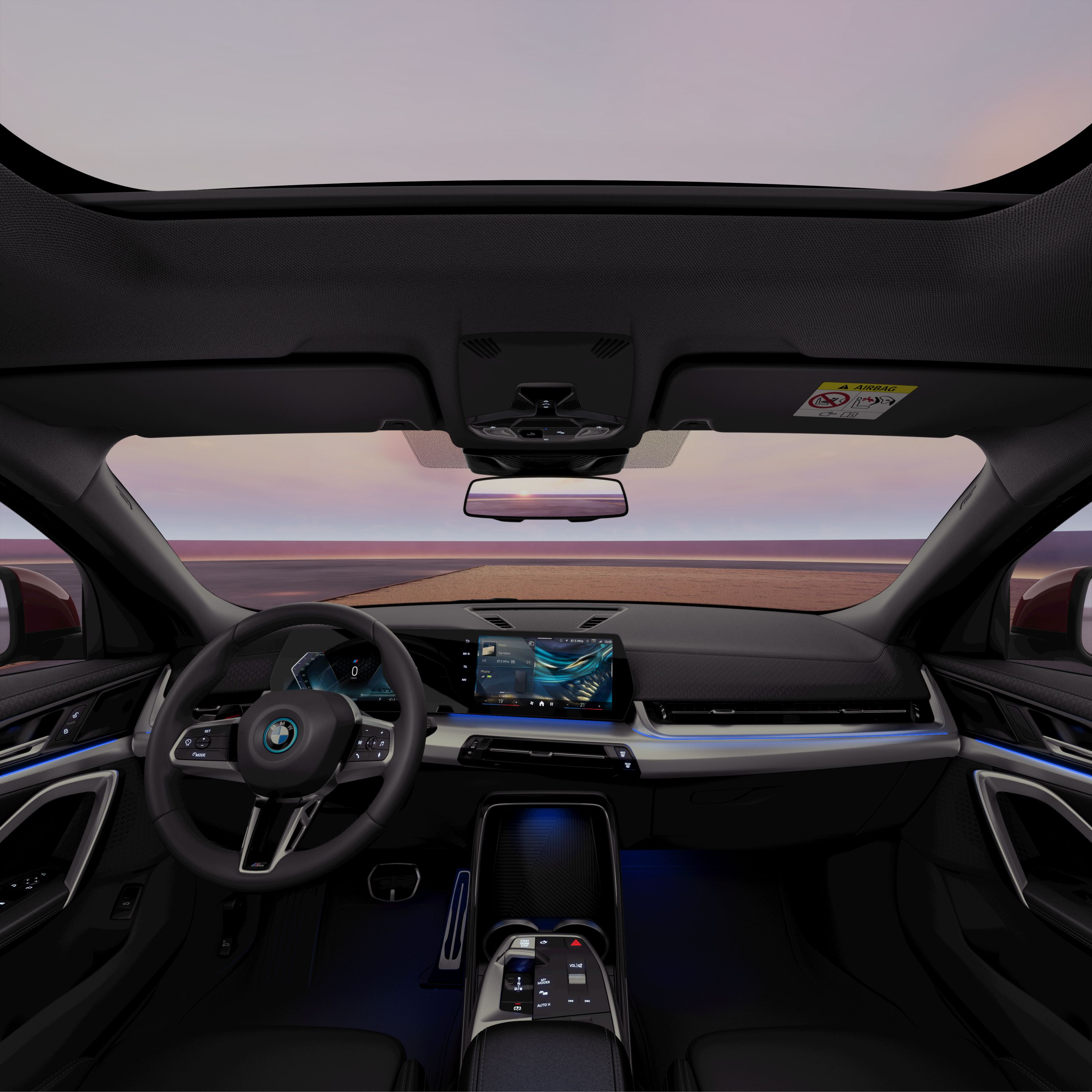 BMW X2 Elektro SUV U10 Panorama Glasdach